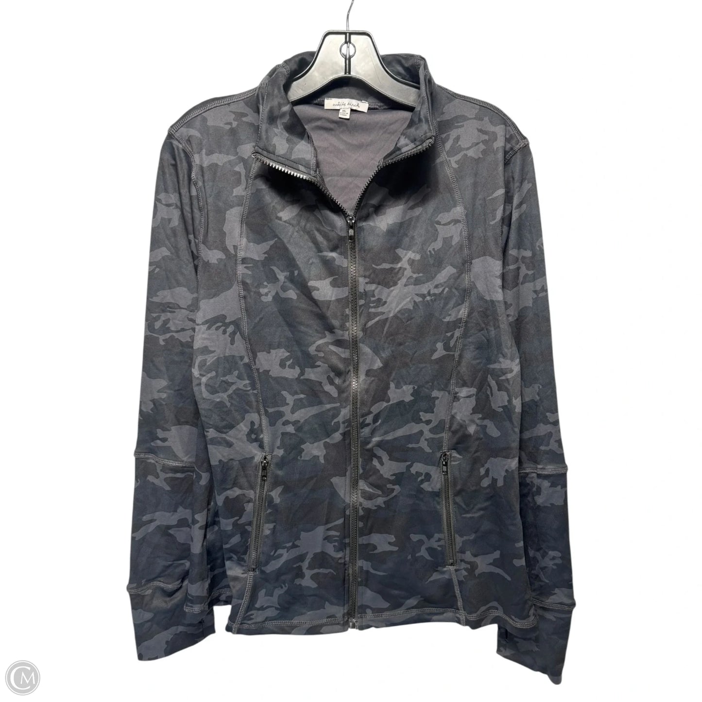 Athletic Jacket By White Birch In Camouflage Print, Size: Xl