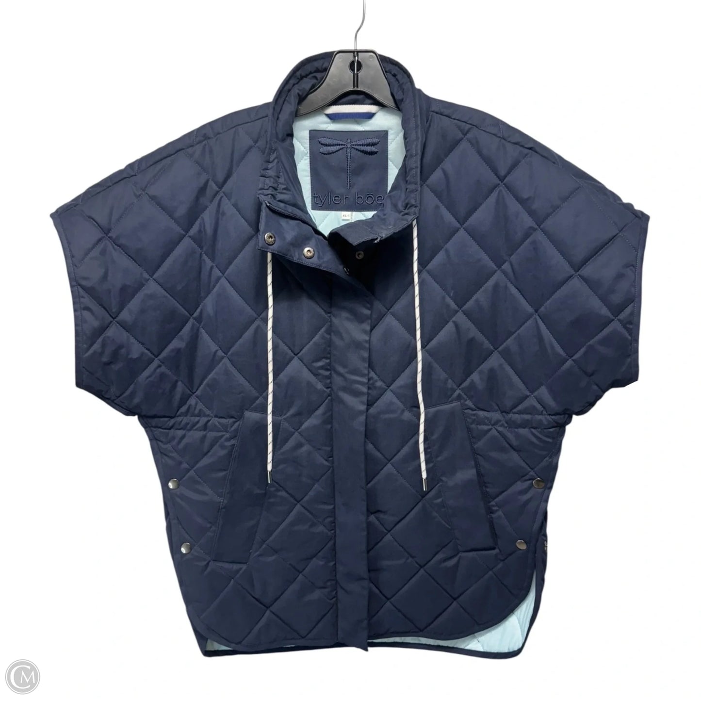 Jordan Quilted Gilet By Tyler Boe In American Navy/Coastal Blue, Size: S