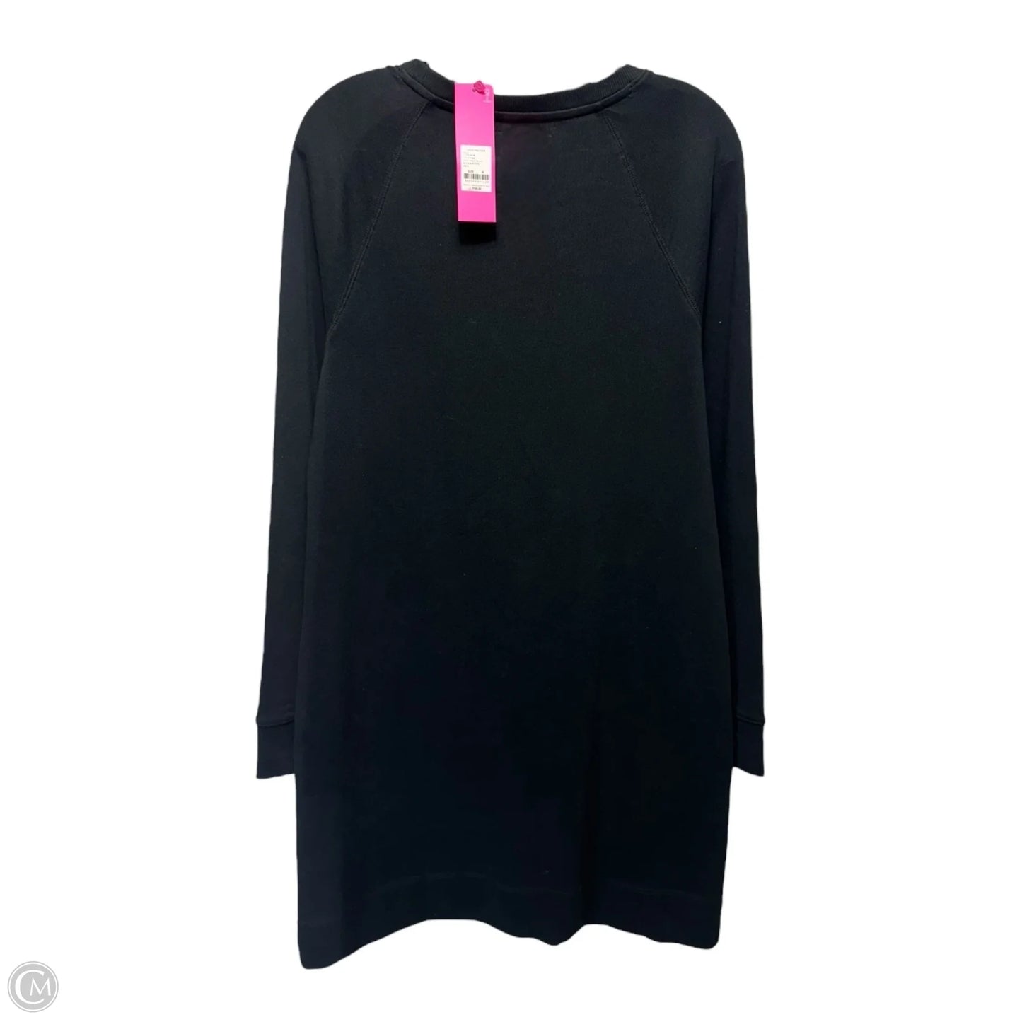 Beach Comber Sweatshirt Dress Designer By Lilly Pulitzer In Black, Size: M