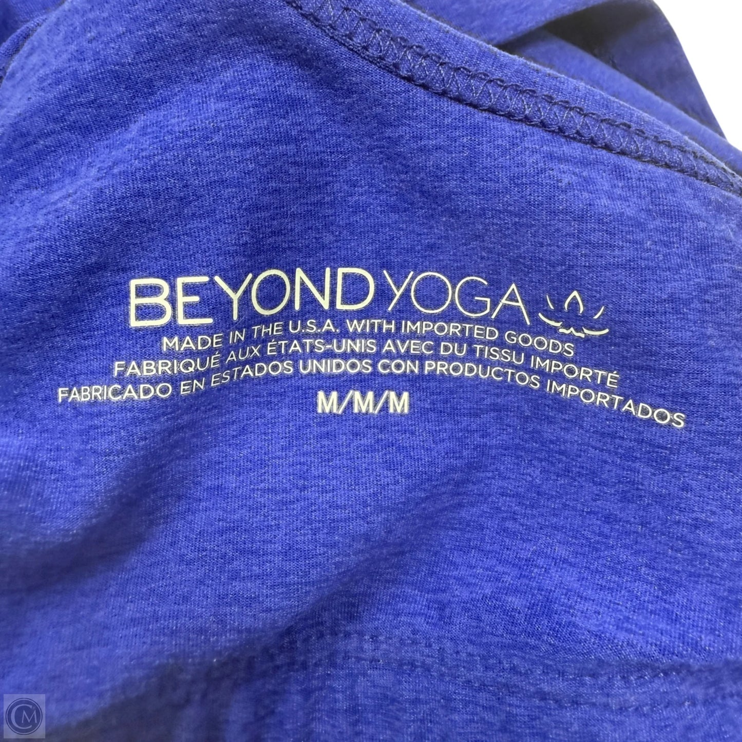 Spacedye Focus Cropped Tank Top By Beyond Yoga In Purple, Size: M