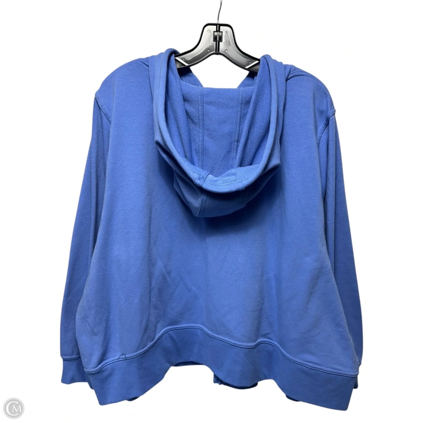 Athletic Jacket By Nike In Blue, Size: 3x