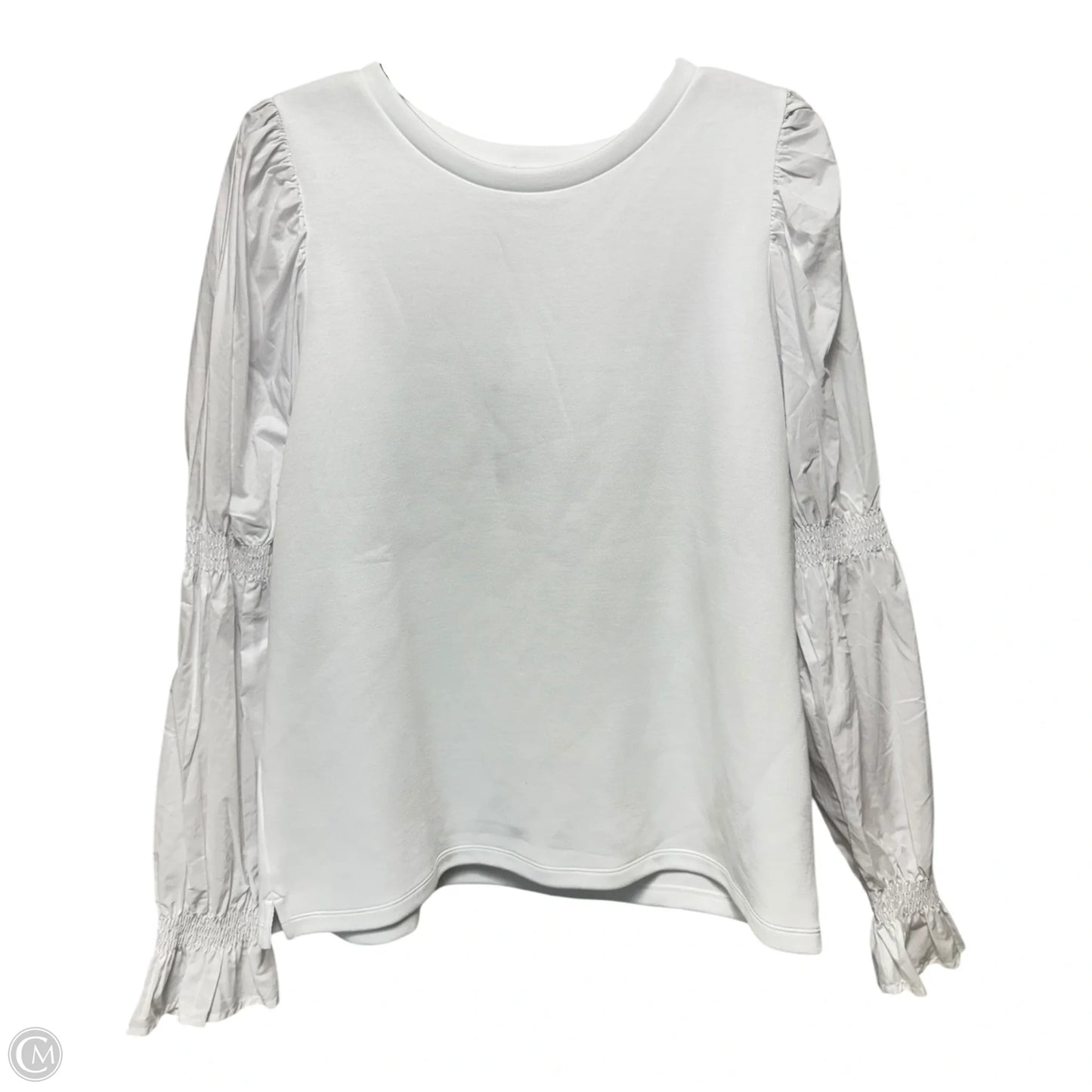 Prep Pullover Top Long Sleeve By Addison Bay In White, Size: Xl
