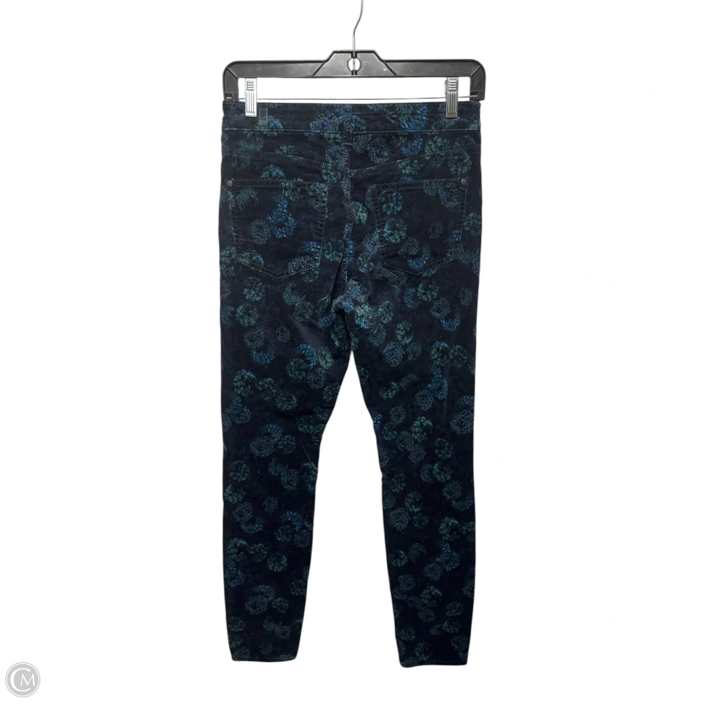 Pants Velvet By Pilcro In Floral Print, Size: 2