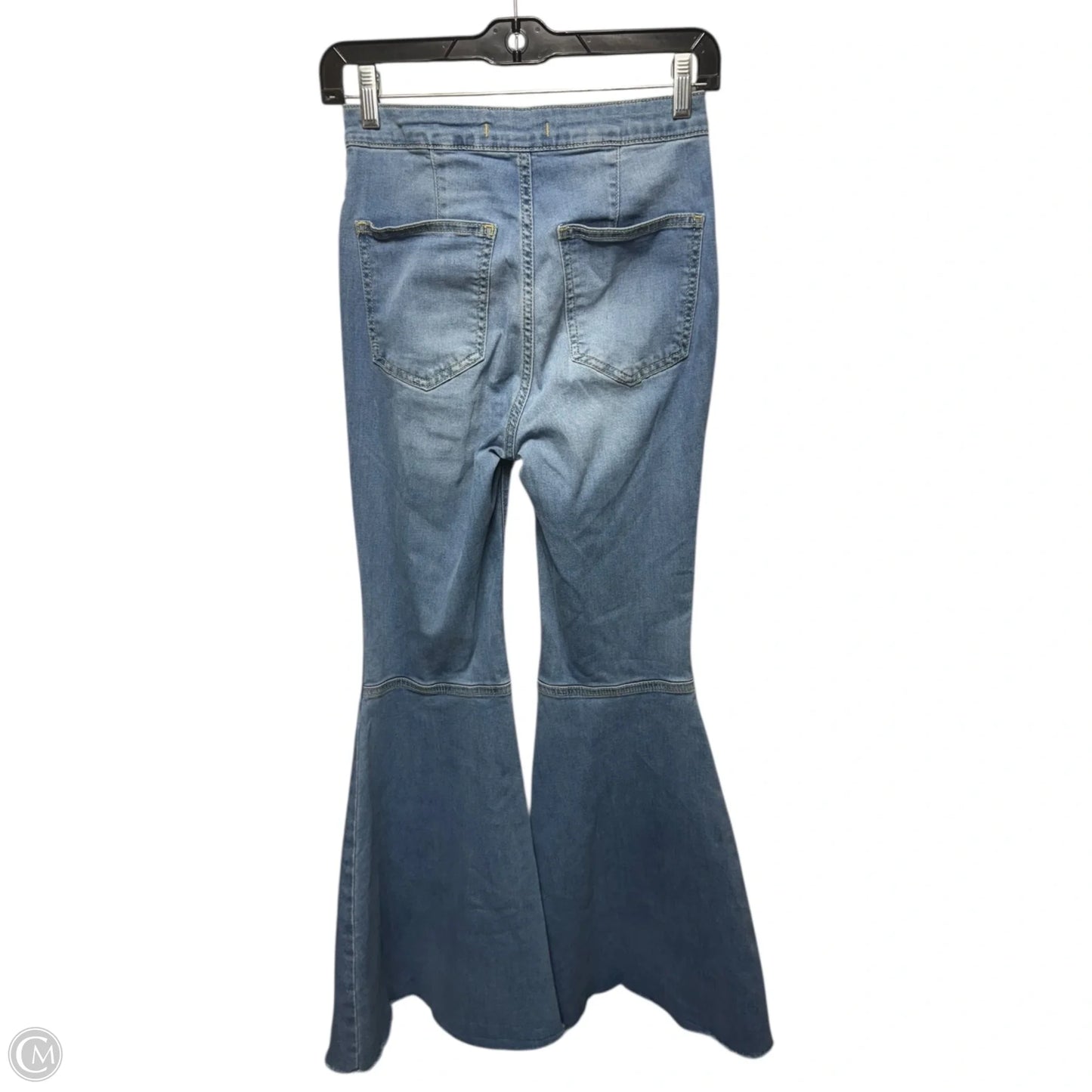 Jeans Flared By Free People In Blue Denim, Size: 2