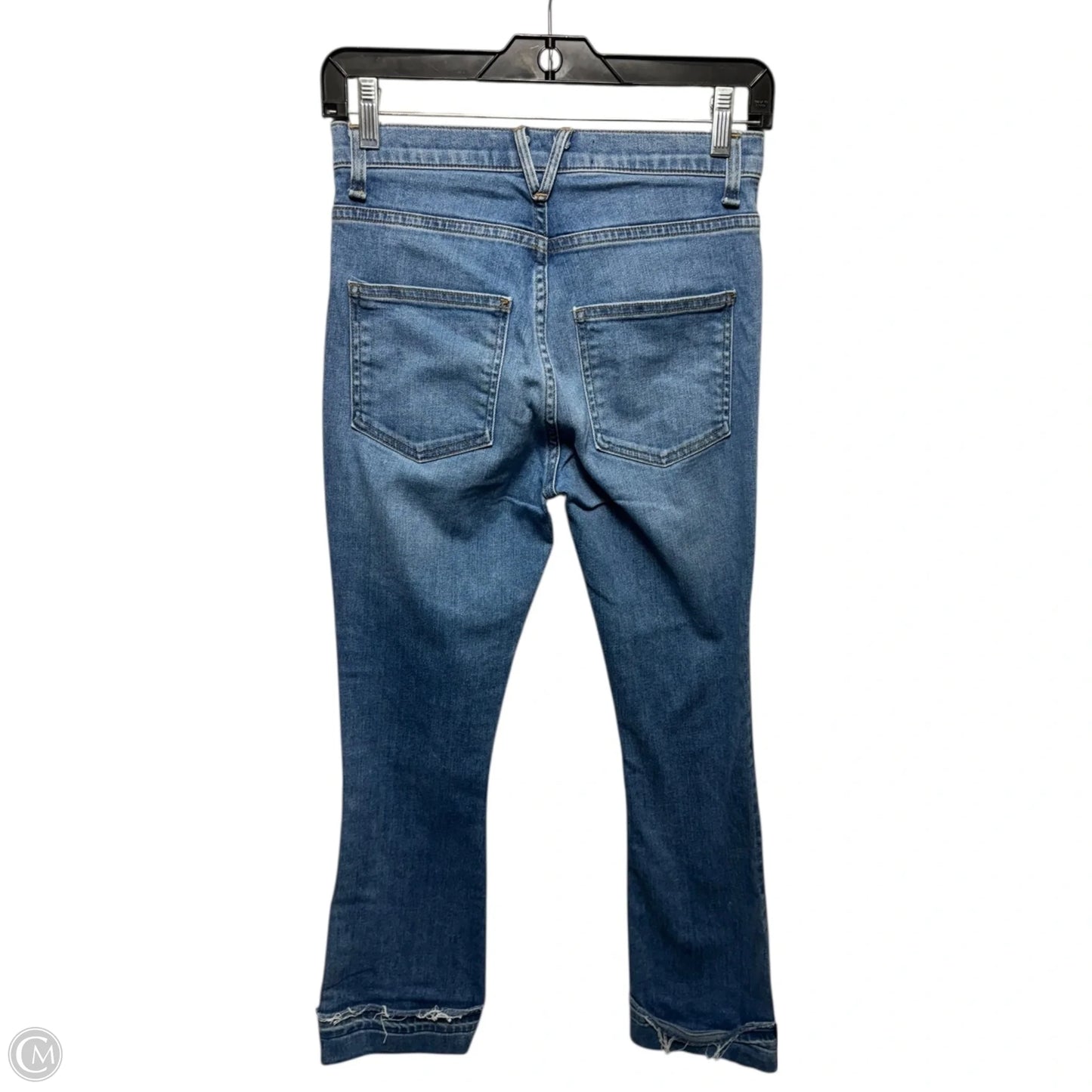 Jeans Straight By Veronica Beard In Blue Denim, Size: 0