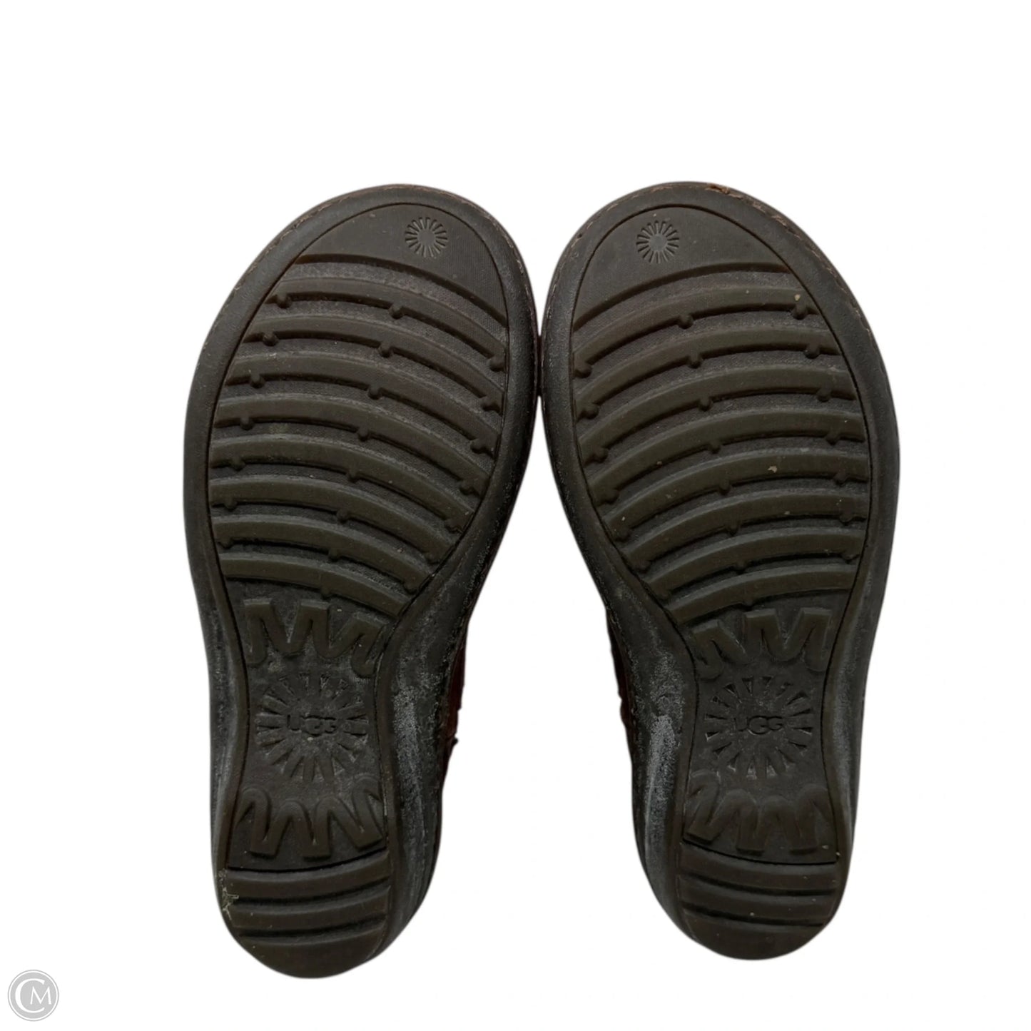 Neevah Boots Designer By Ugg In Brown, Size: 6