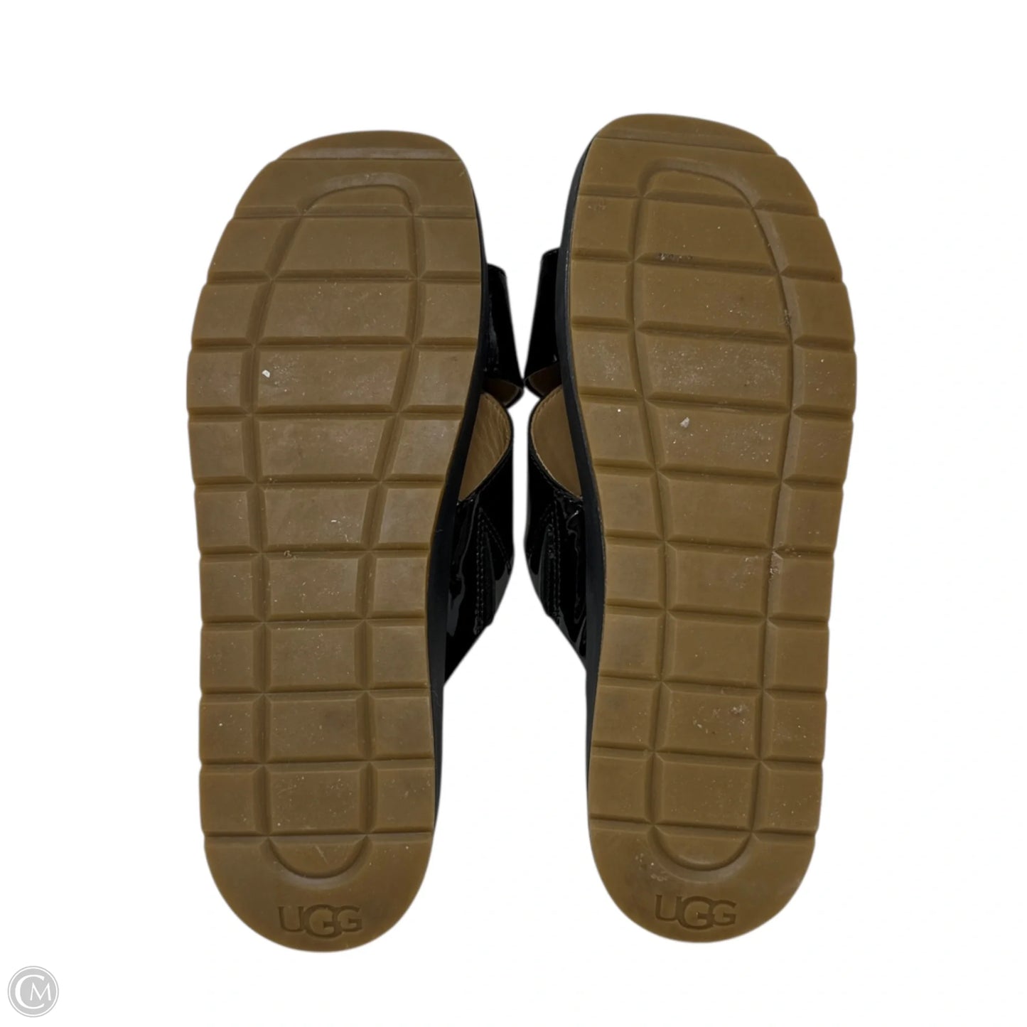 Emily Crisscross Sandals Designer By Ugg In Black, Size: 9