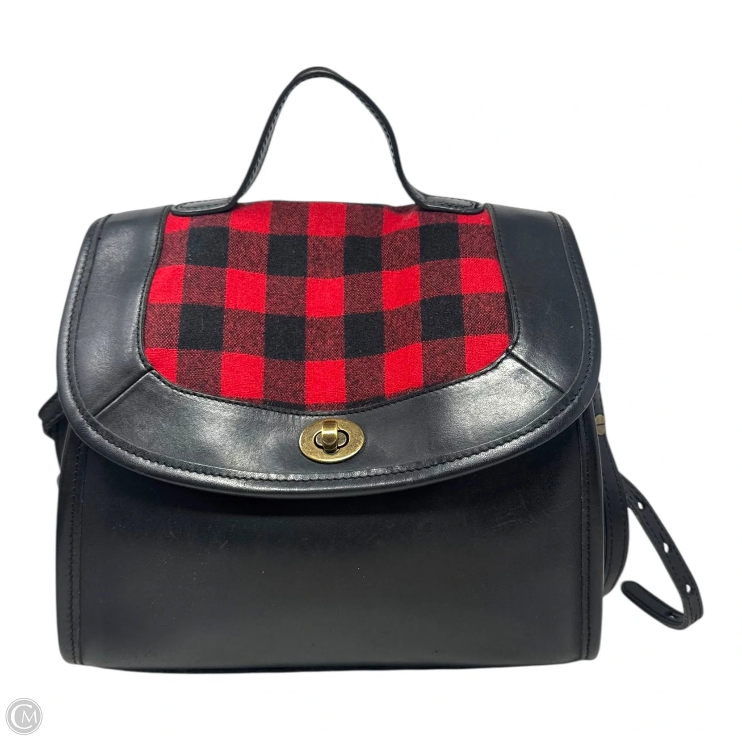 Wool & Leather Crossbody Handbag By Pendleton, Size: Medium