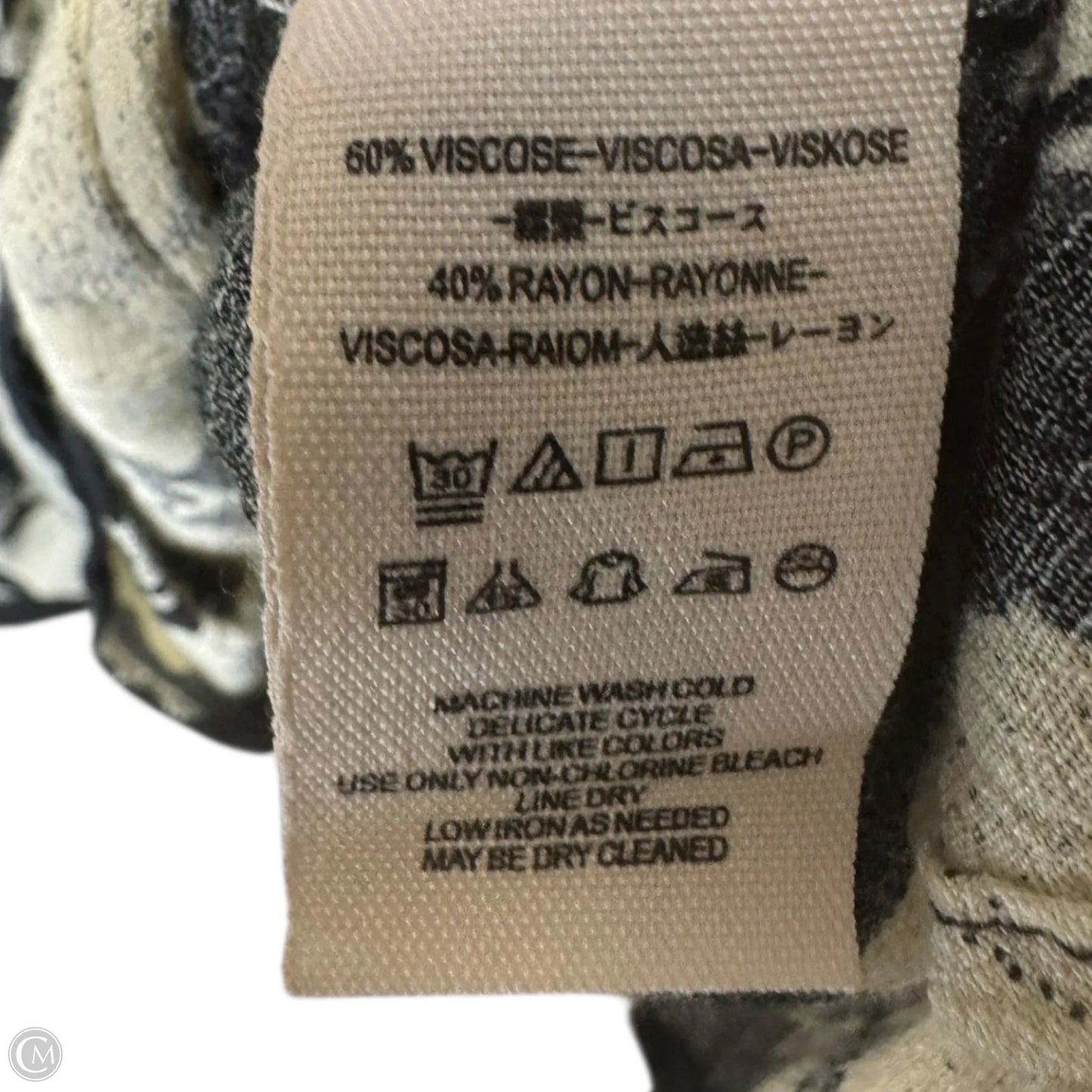 French Quarter Wrap Mini Dress By Free People In Black & Cream, Size: L