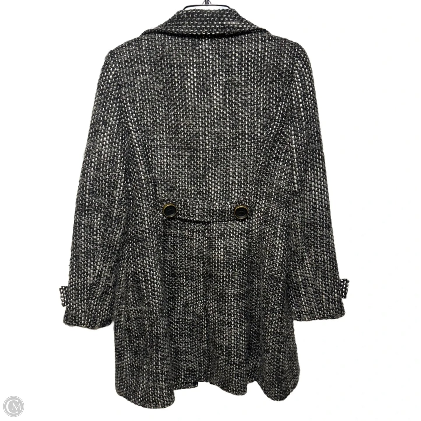 Coat Other By Cabi In Black & White, Size: M