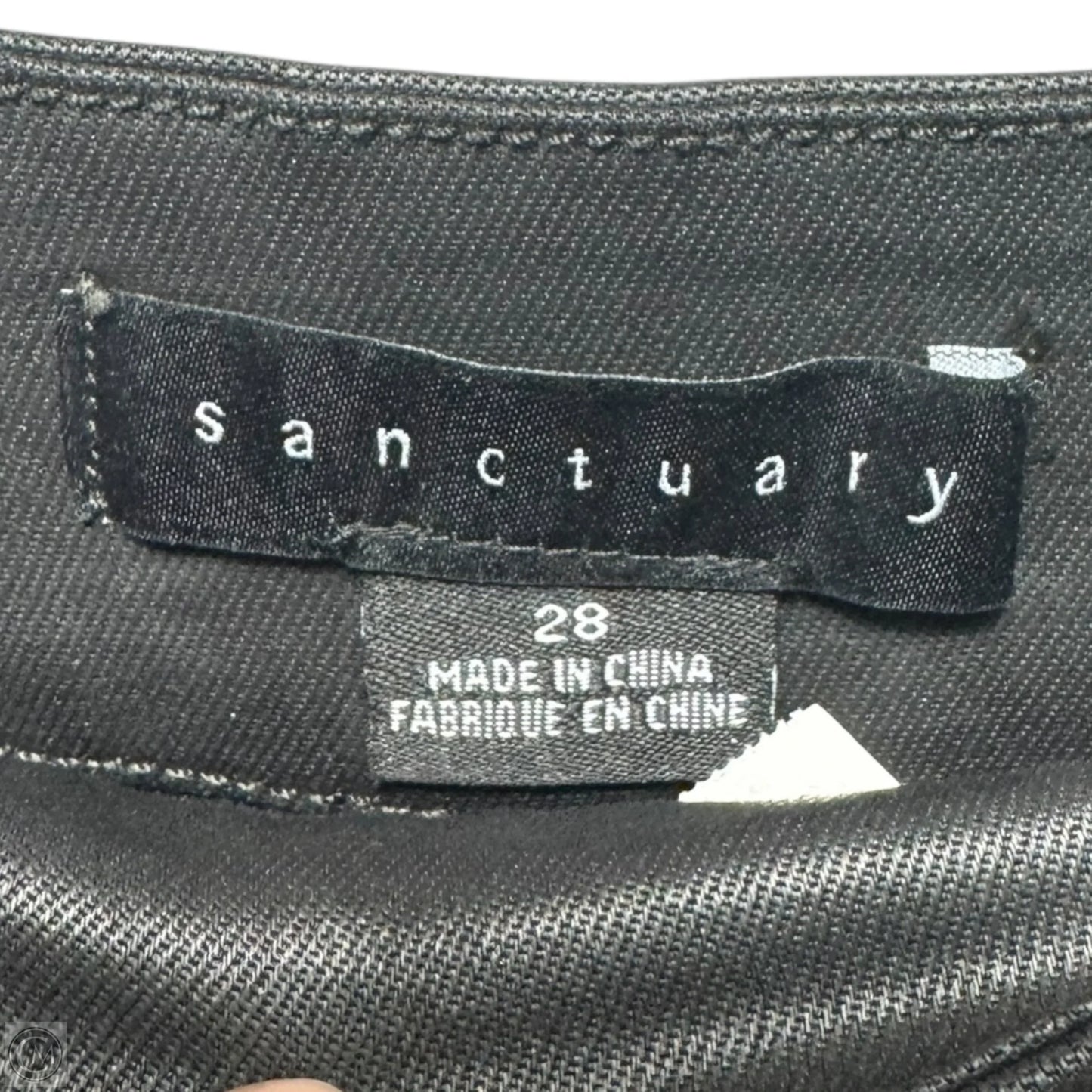 Coated Slim Midi Skirt By Sanctuary In Black, Size: 6/29