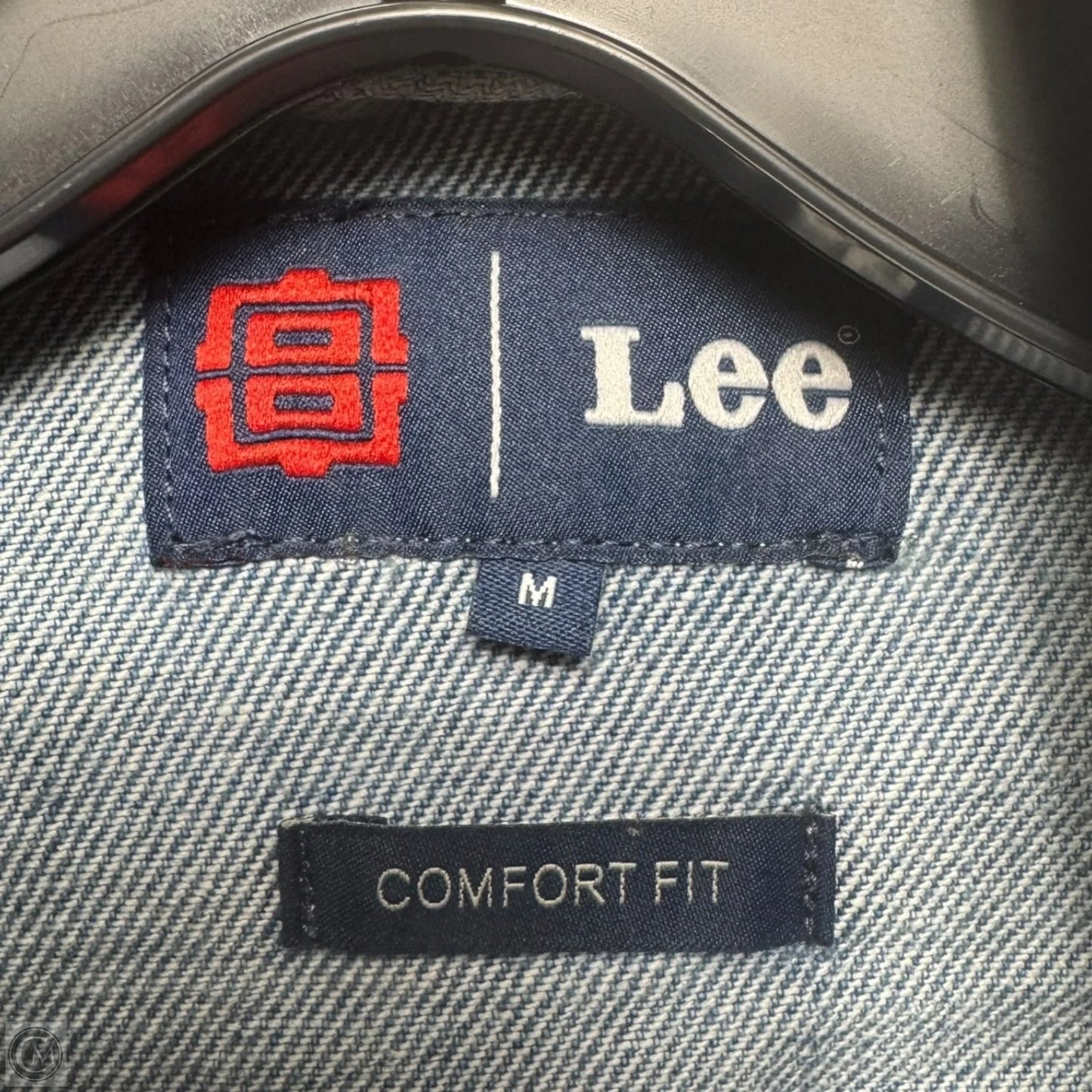 Jacket Denim By Lee In Animal Print, Size: M