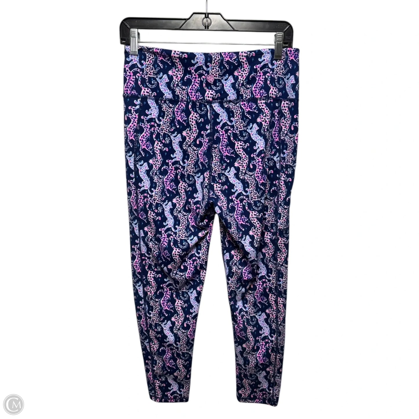 Athletic Leggings Designer By Luxletic Lilly Pulitzer In Animal Print, Size: L