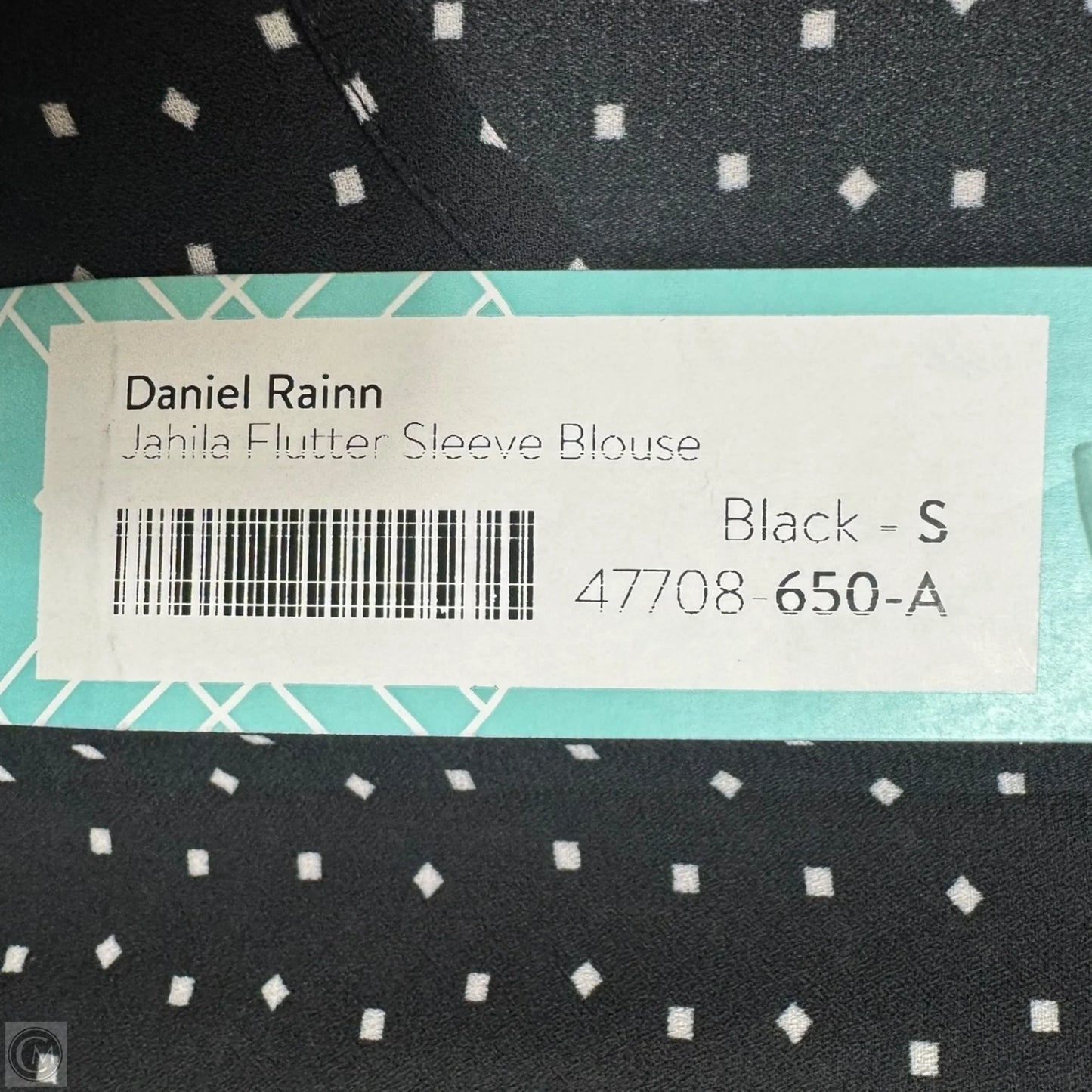 Top Short Sleeve By Daniel Rainn In Polkadot Pattern, Size: S