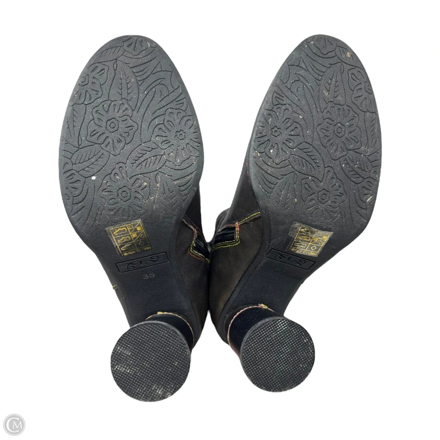 Boots Mid-calf Heels By Spring Step In Black, Size: 5