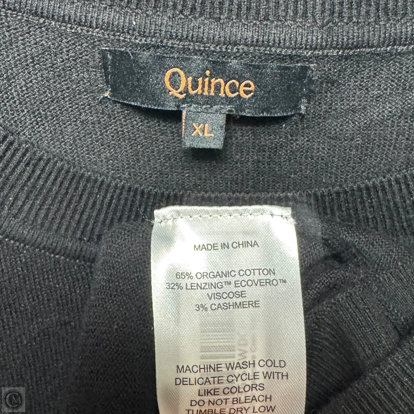 Sweater By Quince In Black, Size: Xl