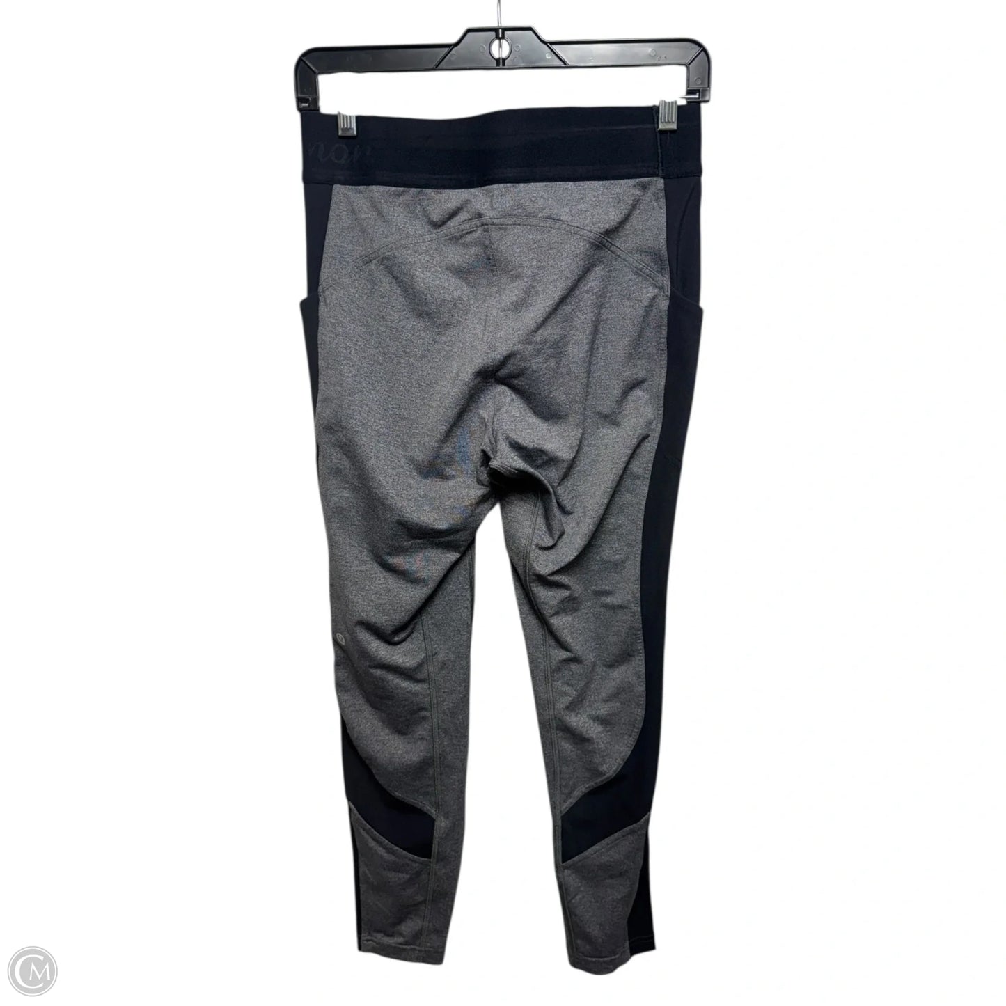Athletic Pants By Lululemon In Black & Grey, Size: M