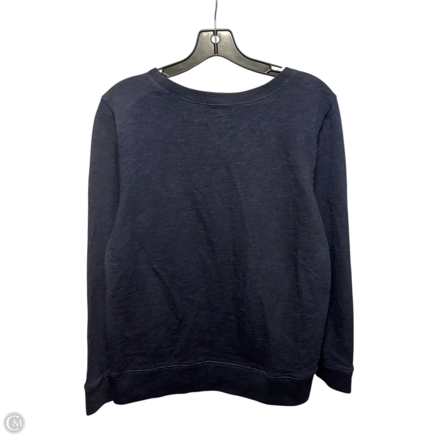 Copper Brocade Floral Sweatshirt Crewneck By J. Crew In Blue & Orange, Size: M