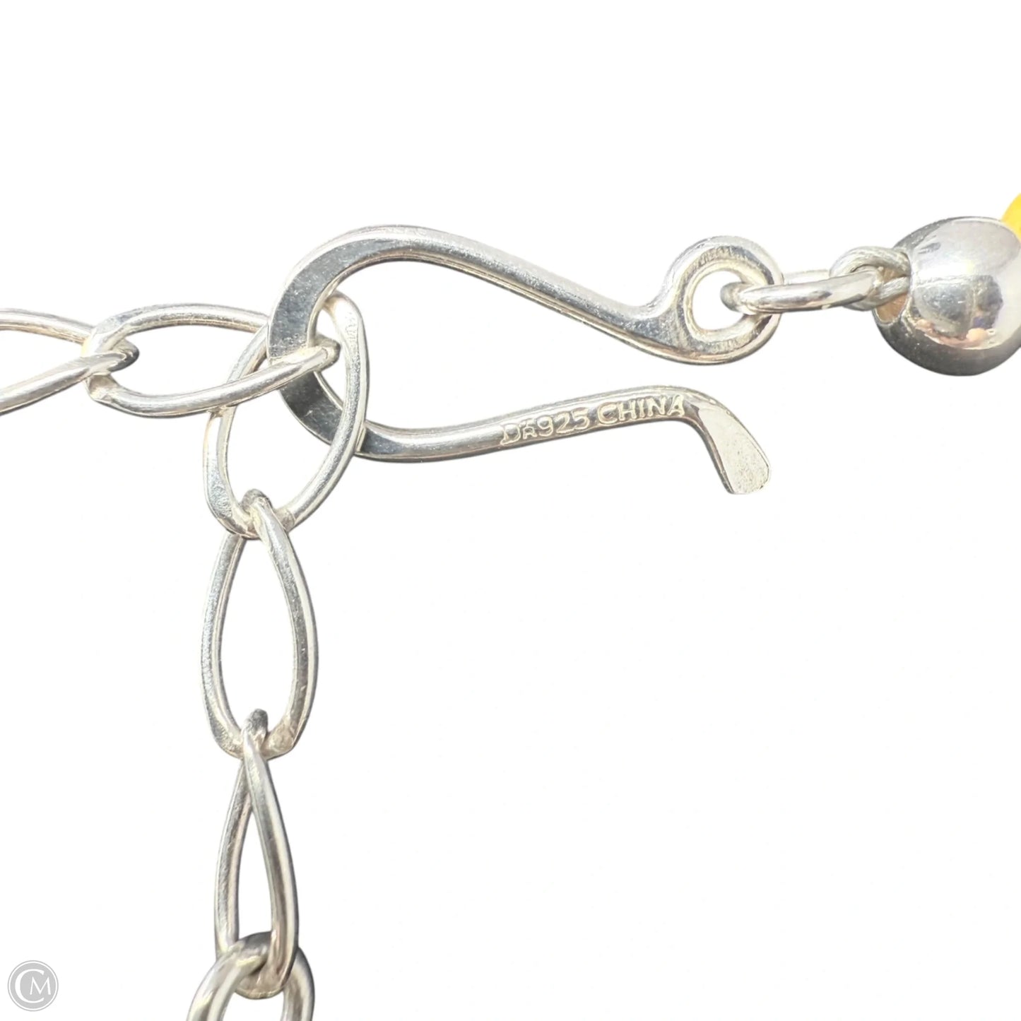 Sterling Silver & Yellow Jasper Beaded Necklace By Mine Finds By Jay King