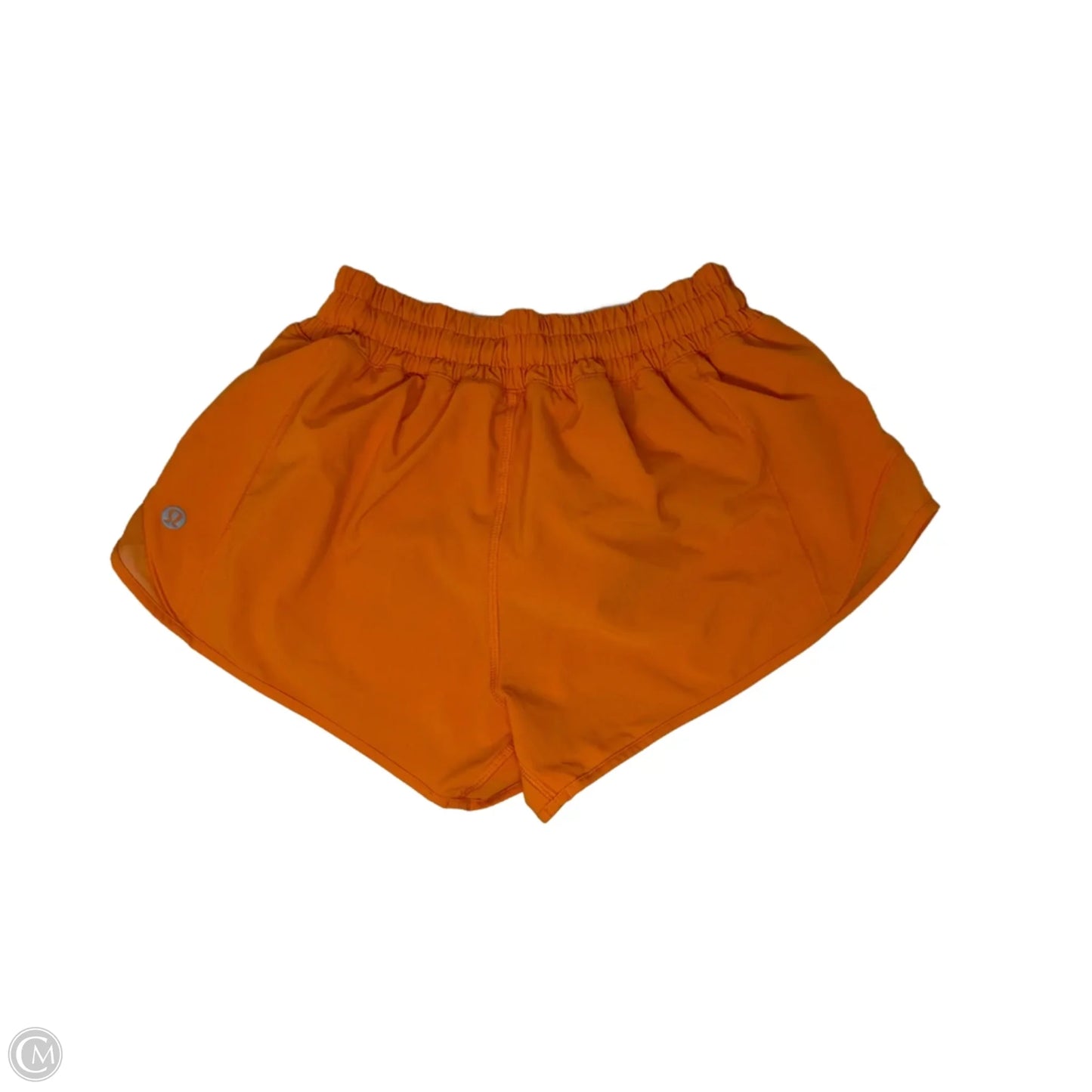 Athletic Shorts By Lululemon In Orange, Size: 4