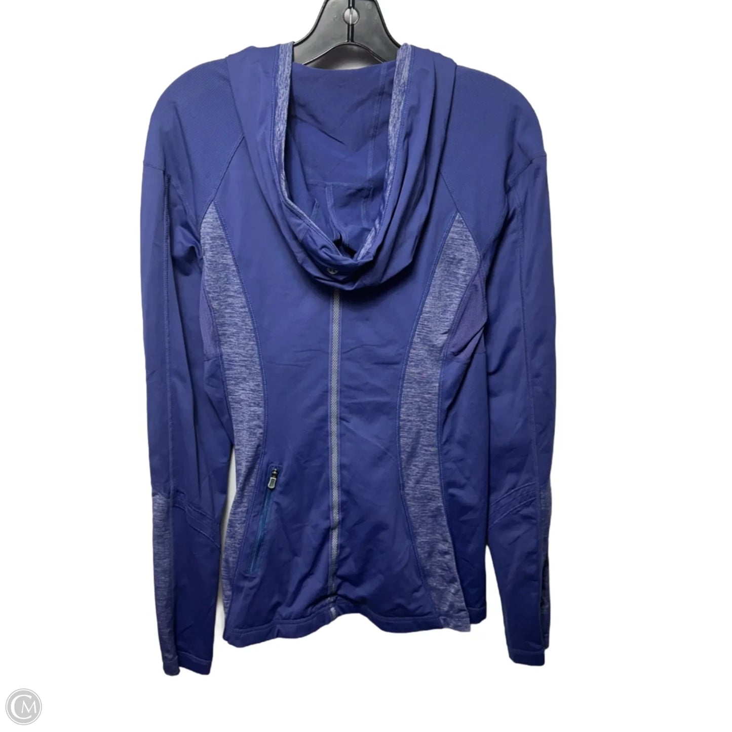 Athletic Top Long Sleeve Hoodie By Lululemon In Purple, Size: M