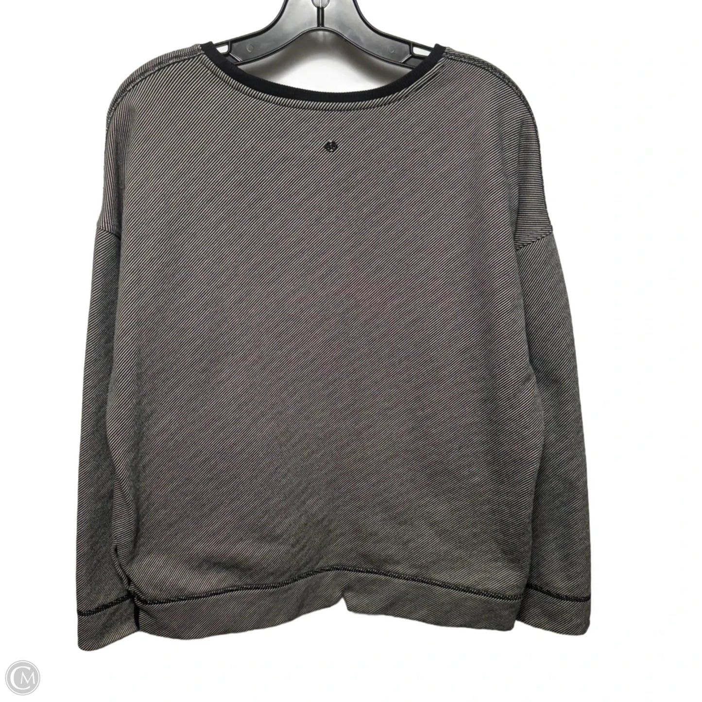 Athletic Sweatshirt Crewneck By Lululemon In Striped Pattern, Size: 8