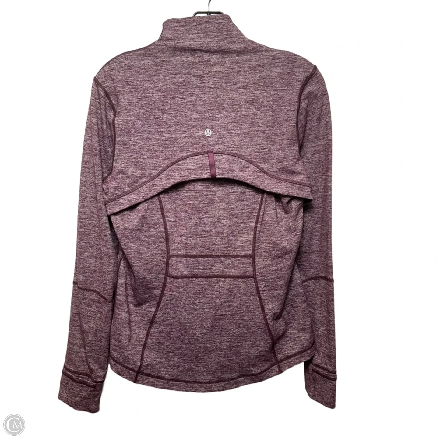 Athletic Jacket By Lululemon In Maroon, Size: 10