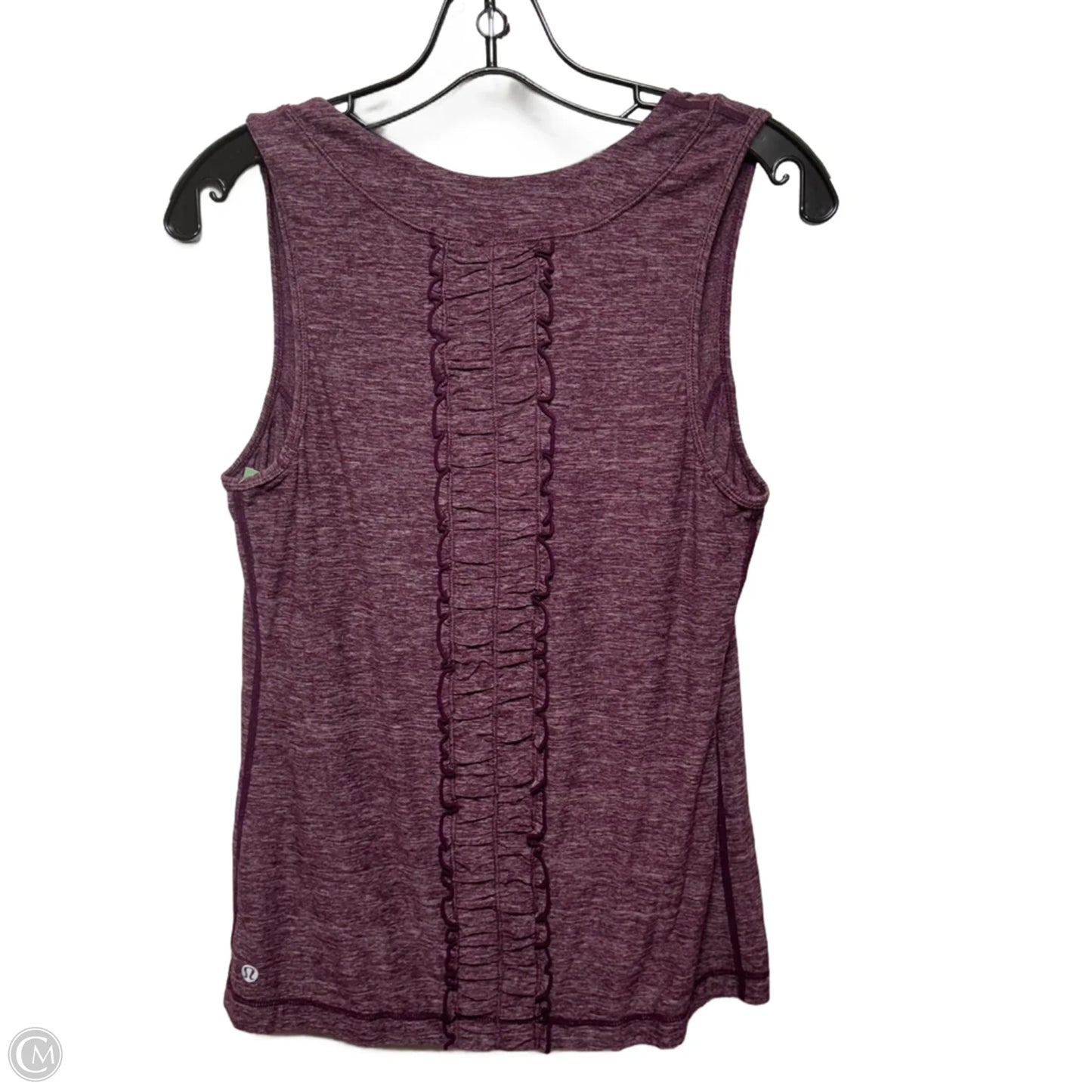 Athletic Tank Top By Lululemon In Maroon, Size: M