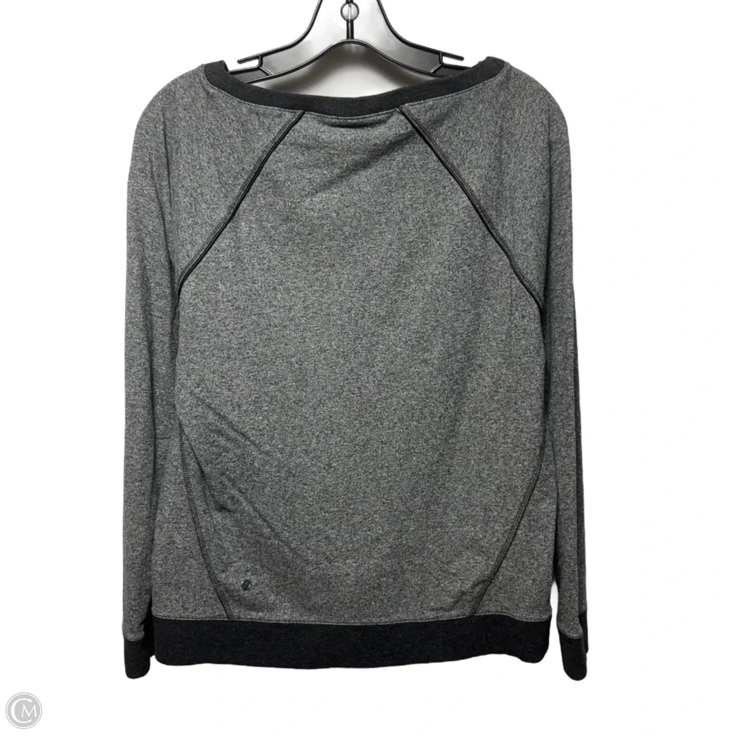 Athletic Sweatshirt Crewneck By Lululemon In Grey, Size: M