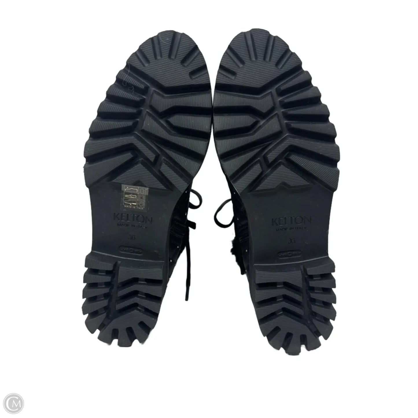 Regina Quilted Fur Trim Ankle Boots By Kelton In Black, Size: 6