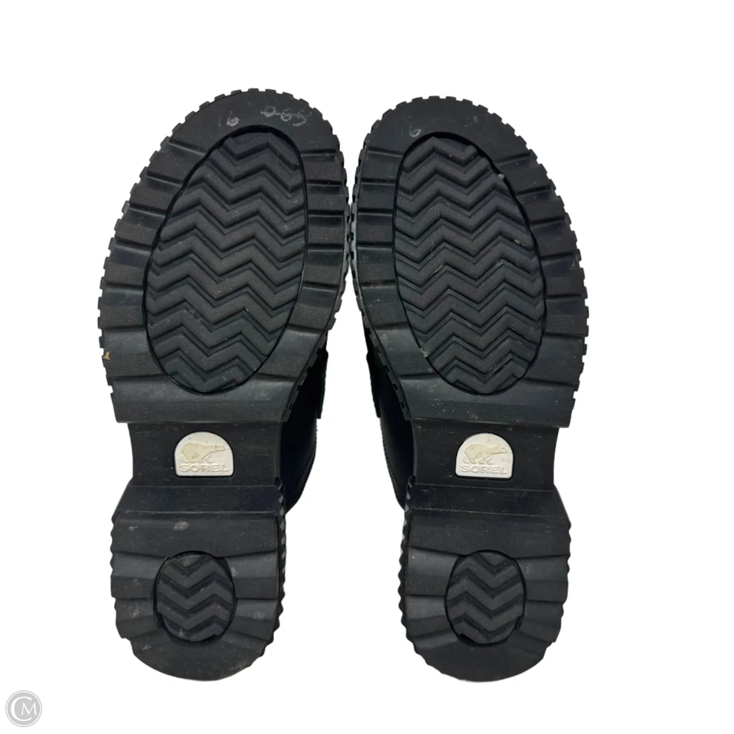 Loafer Mule Shoes Heels Platform By Sorel In Black, Size: 8