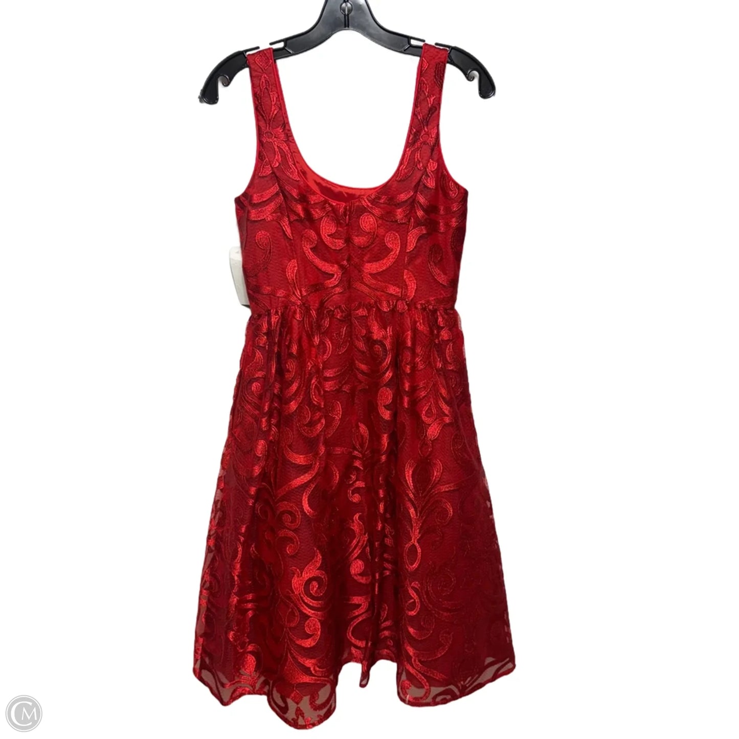 Dress Party Midi By Donna Morgan In Red, Size: 2