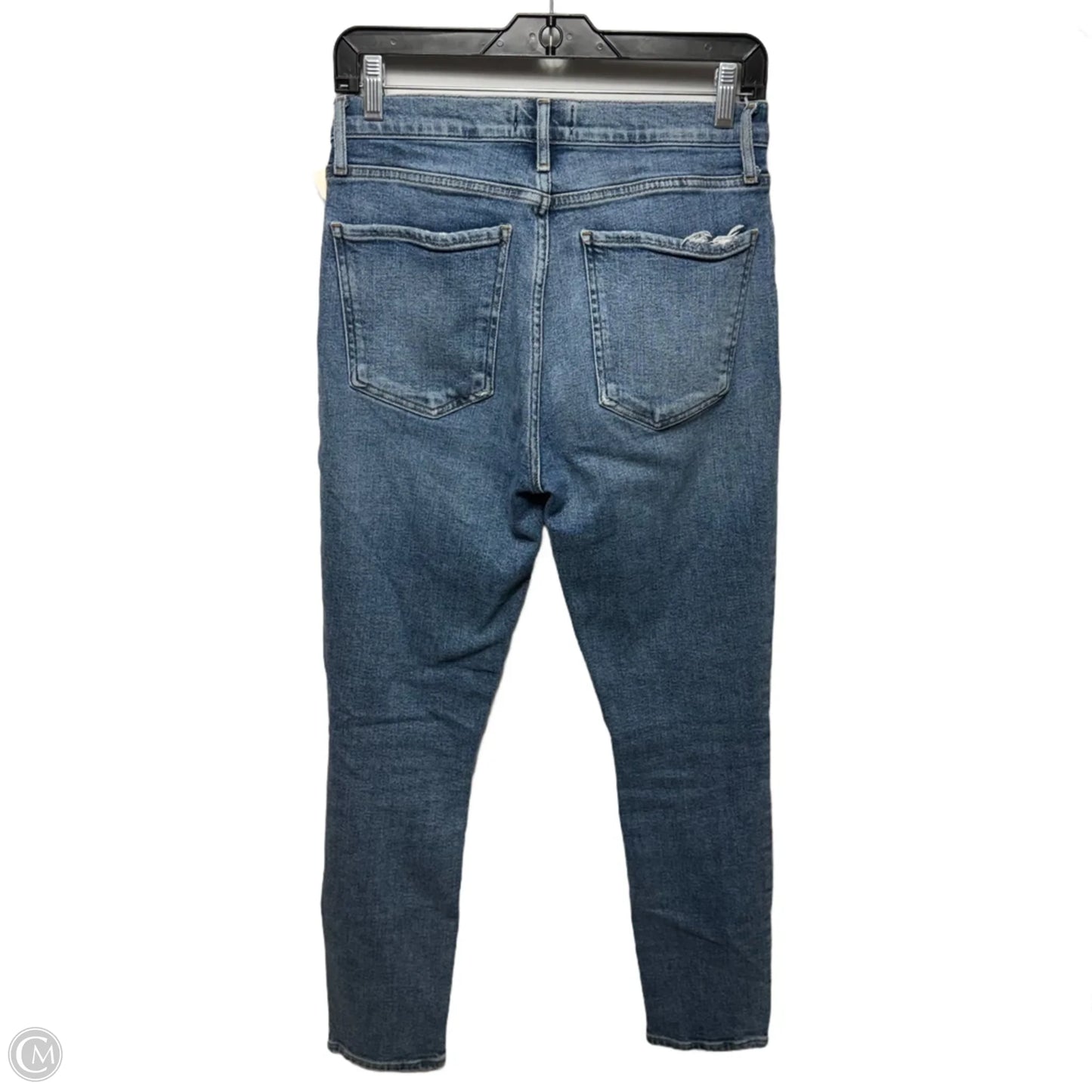 Nico High Rise Slim Fit Jeans By Agolde In Blue Denim, Size: 4