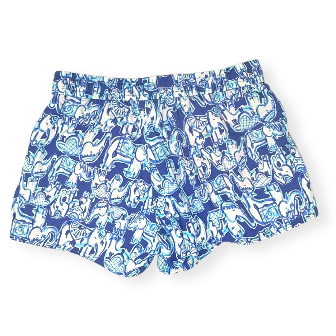 Run Around Luxletic Shorts Designer By Lilly Pulitzer In Bomber Blue Get Trunky, Size: XS