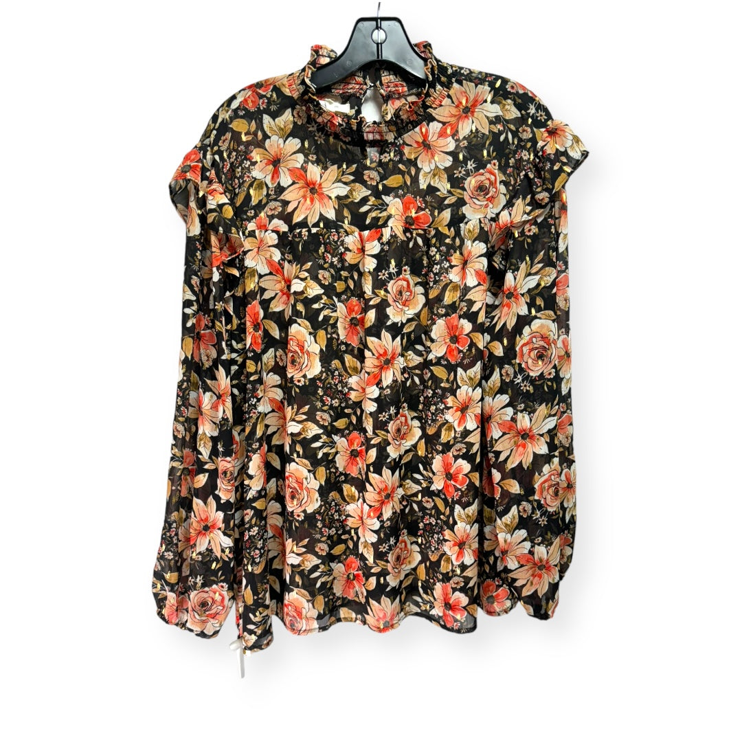 Top Long Sleeve By Maurices Size: 1x