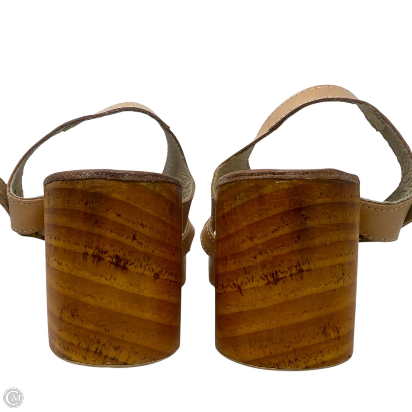 Wood Heel Sandals By Stalworth In Tan, Size: 8.5