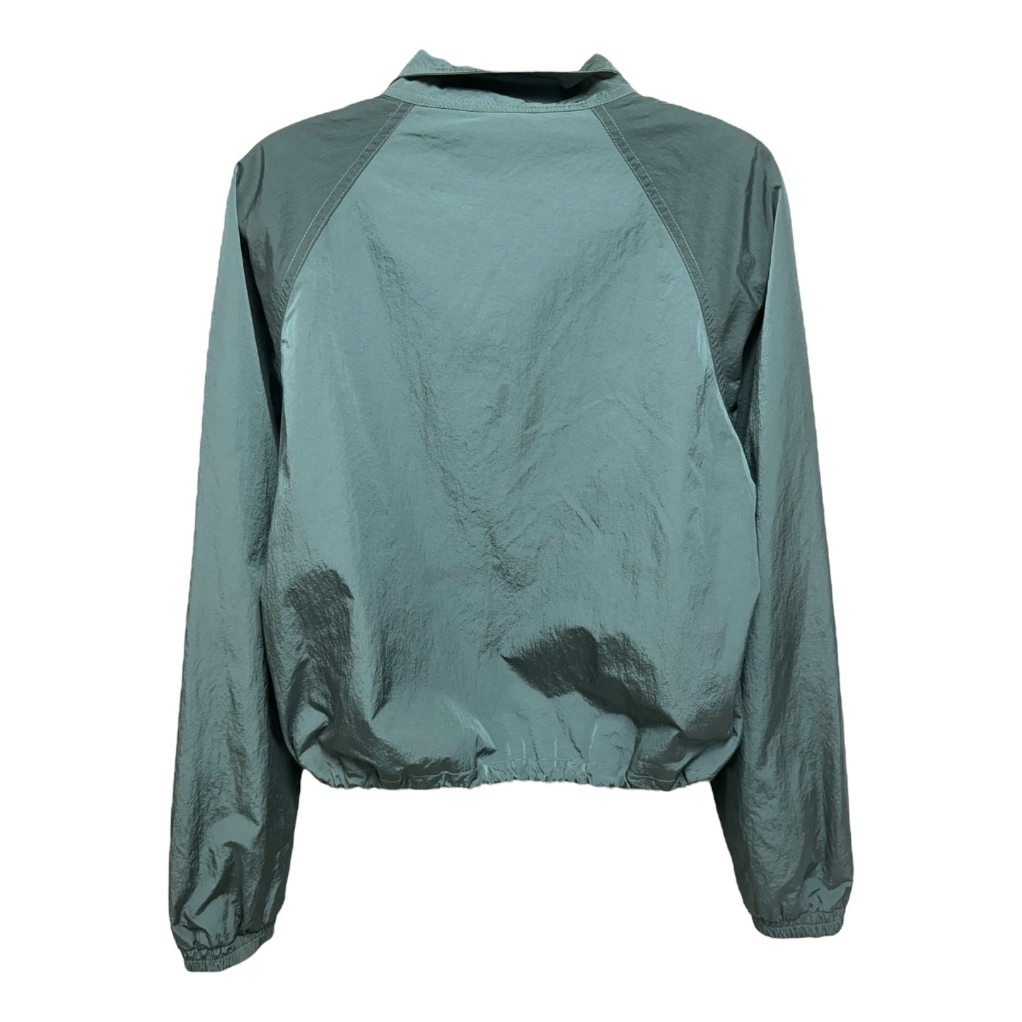 Essentials Shine Track Jacket By Good American In Orion Blue, Size: 2