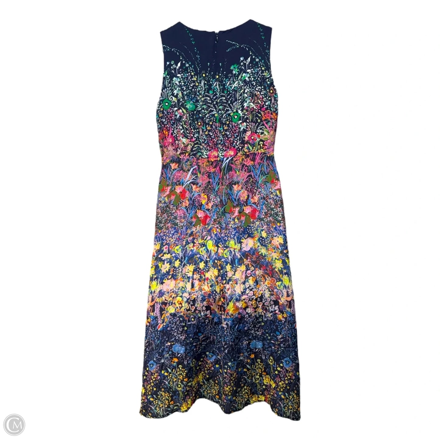 Silk Dress Casual Maxi By Maeve In Multi-colored, Size: 8