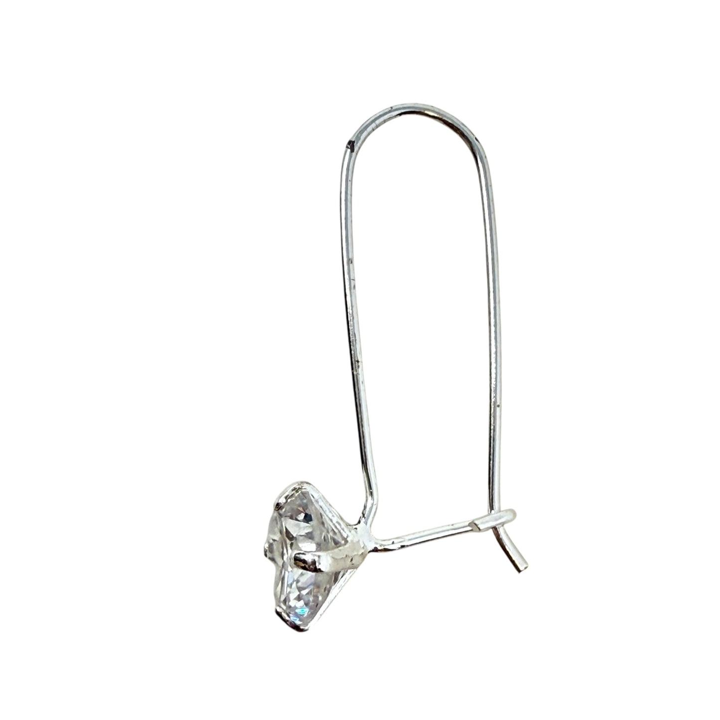 Crystal Wire Drop Earrings By Unbranded