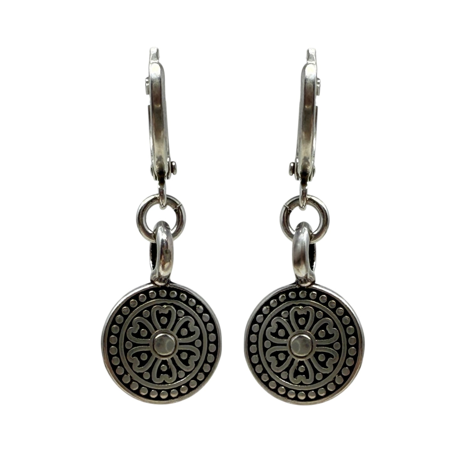 Silver tone Bali Style Dangle/drop Earrings By Unbranded