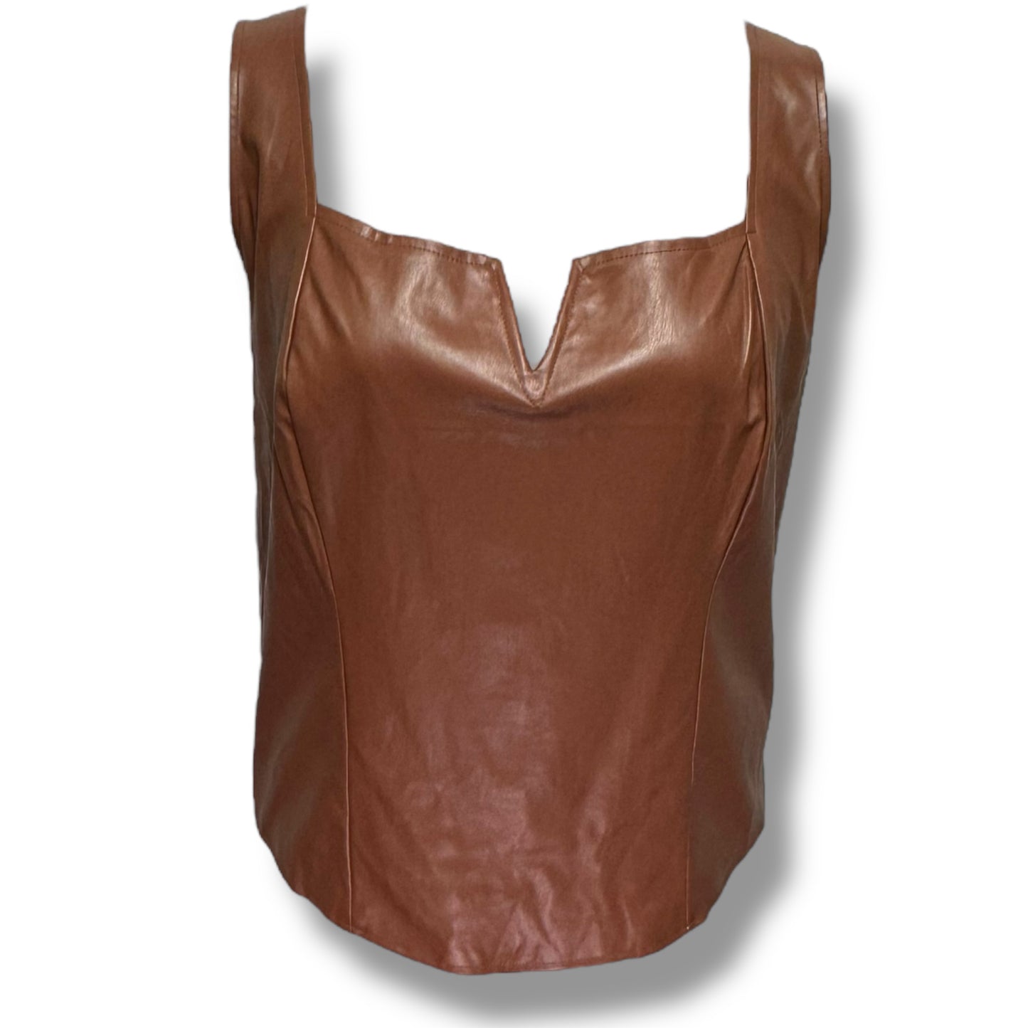 Top Sleeveless By Torrid In Brown, Size: 28