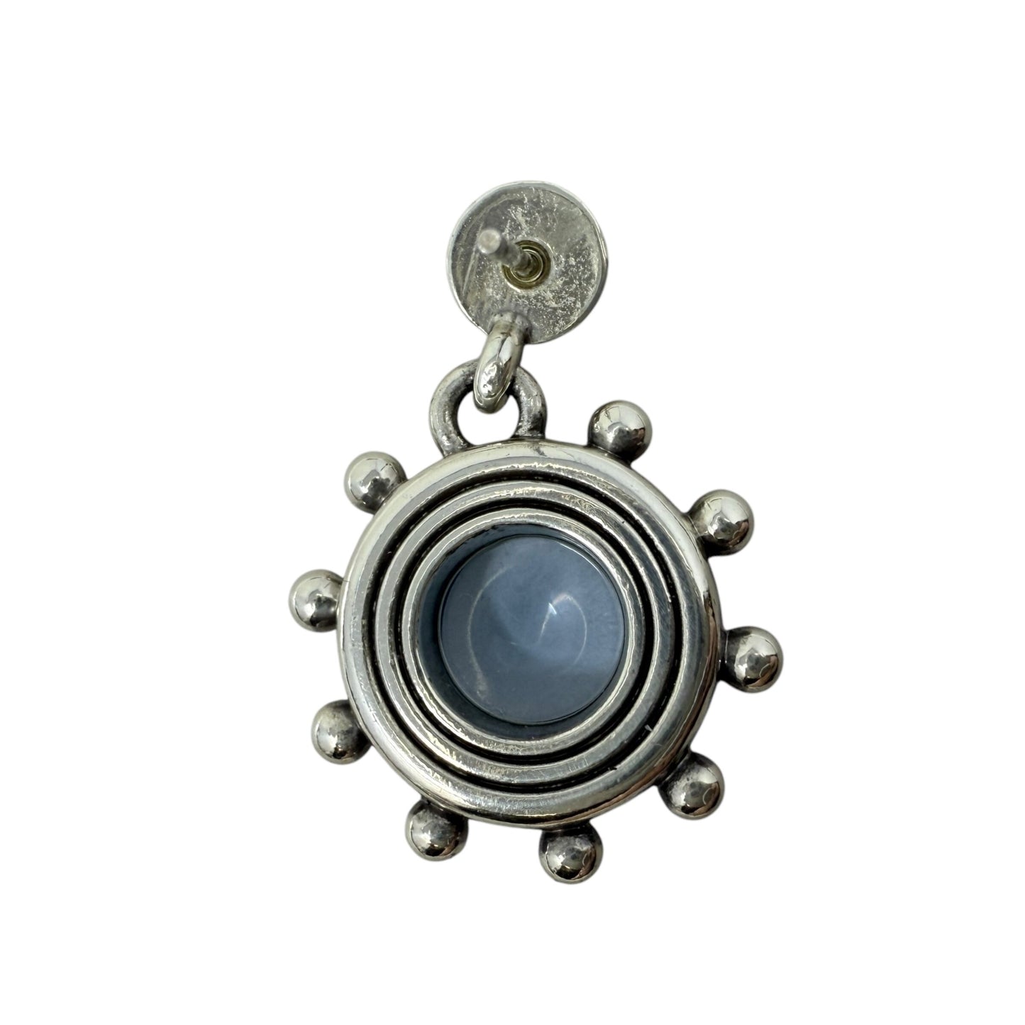 Jules Post Drop Blue Glass Earrings By Brighton