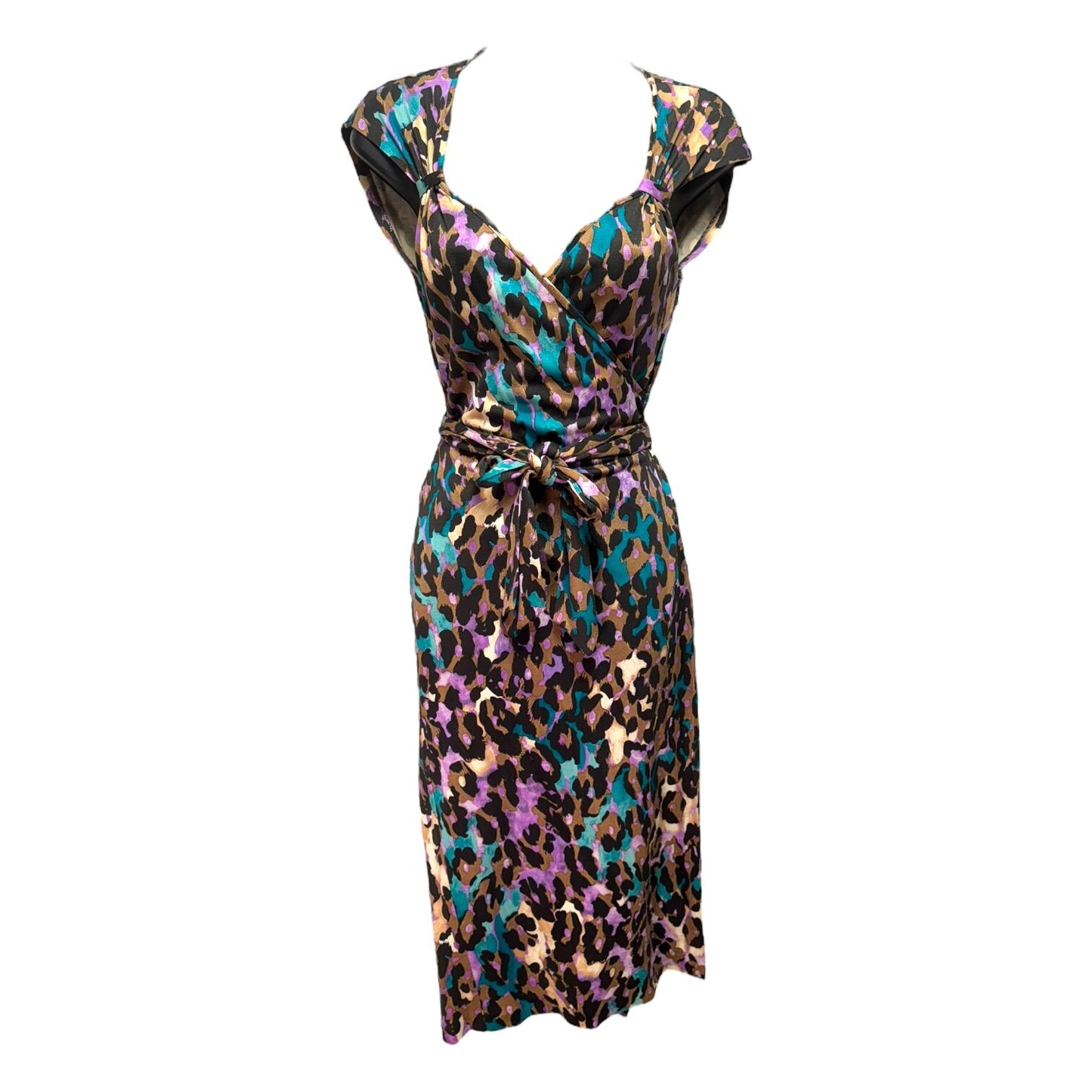 Rita Silk Wrap Dress Designer By Diane Von Furstenberg Size: 4