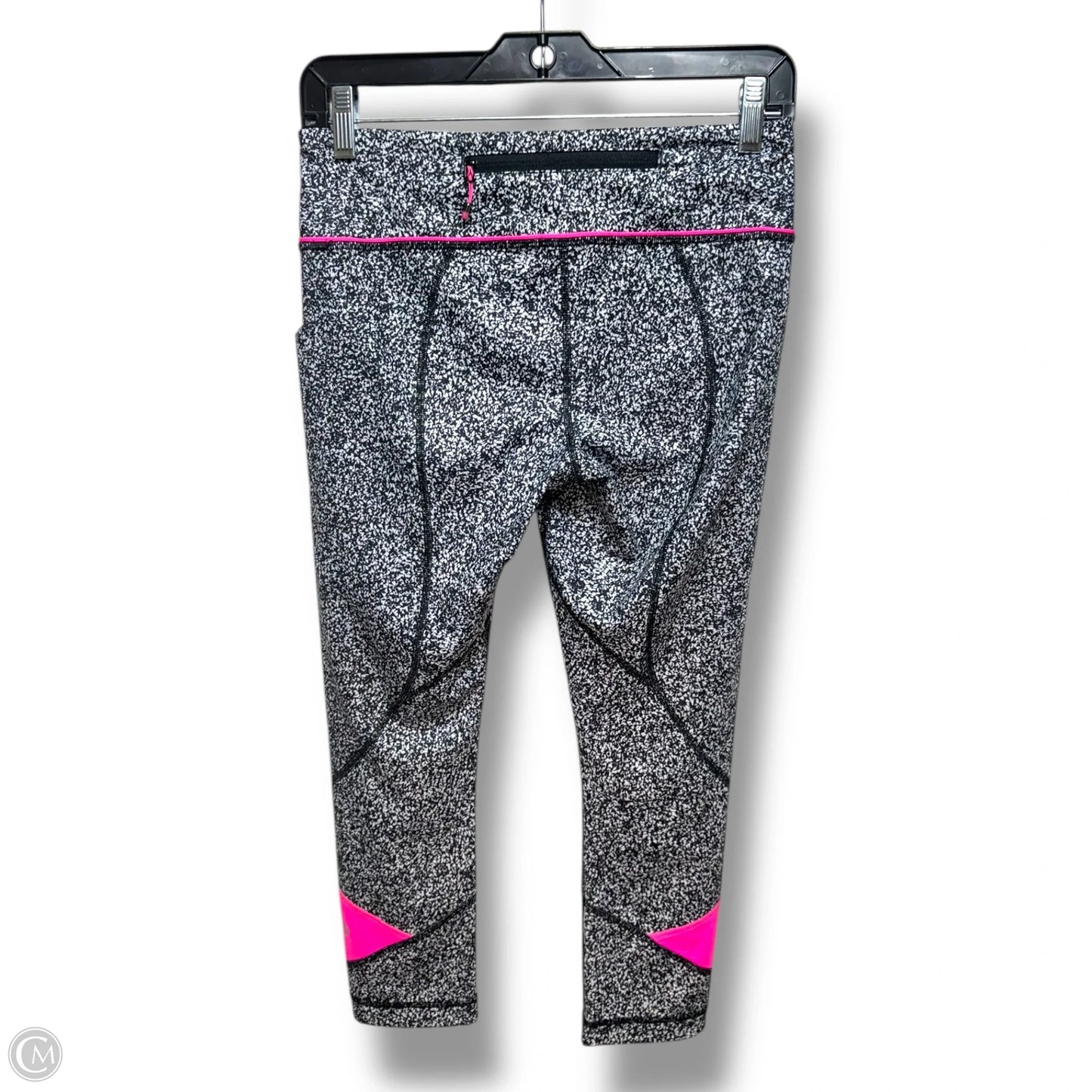 Athletic Leggings By Lululemon In Black & White, Size: 6