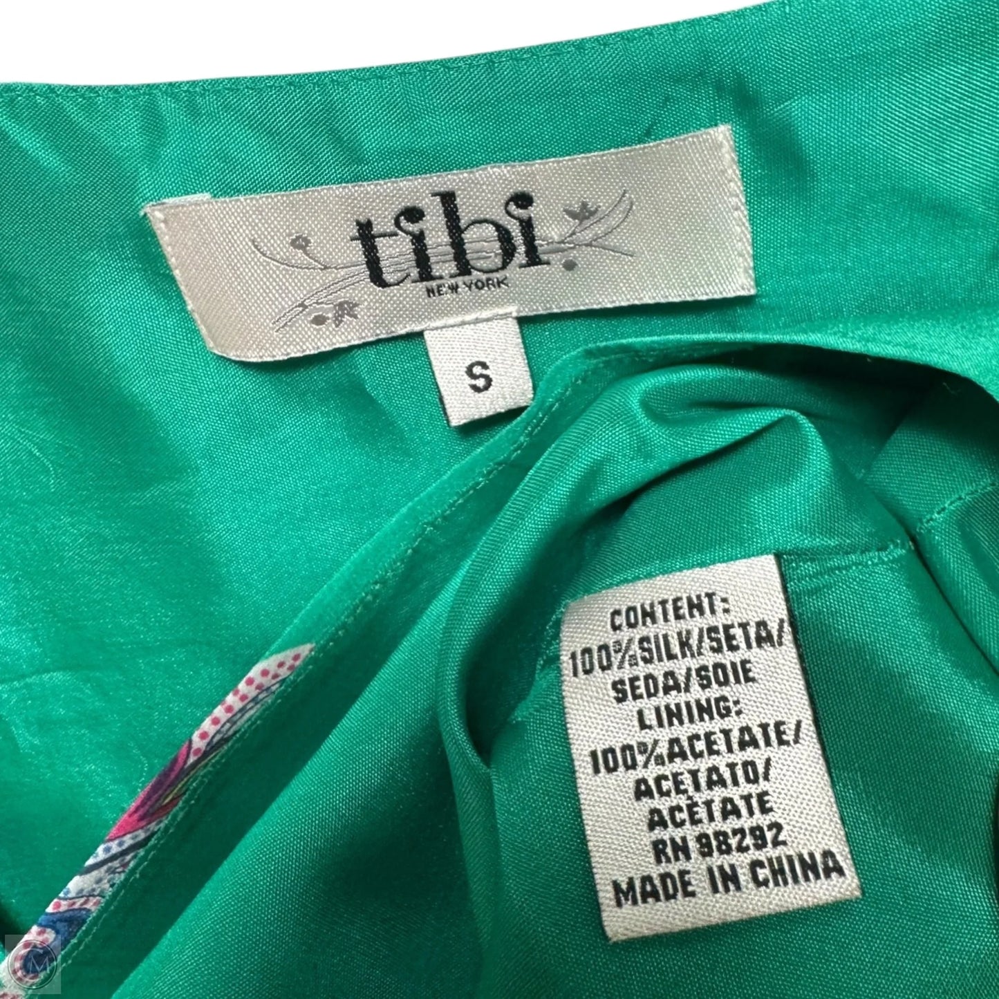 Silk Wrap Blouse By Tibi In Paisley Print, Size: S