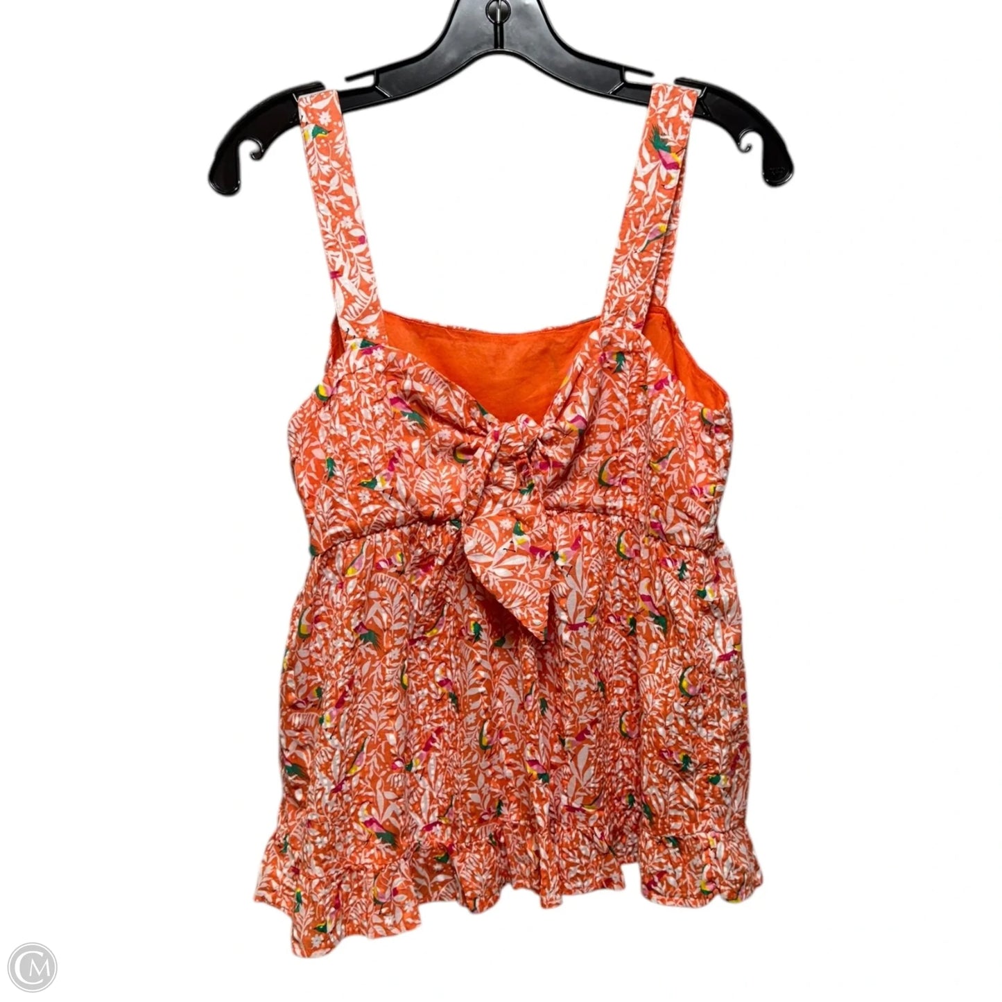 Top Sleeveless By Loft In Orange, Size: 6