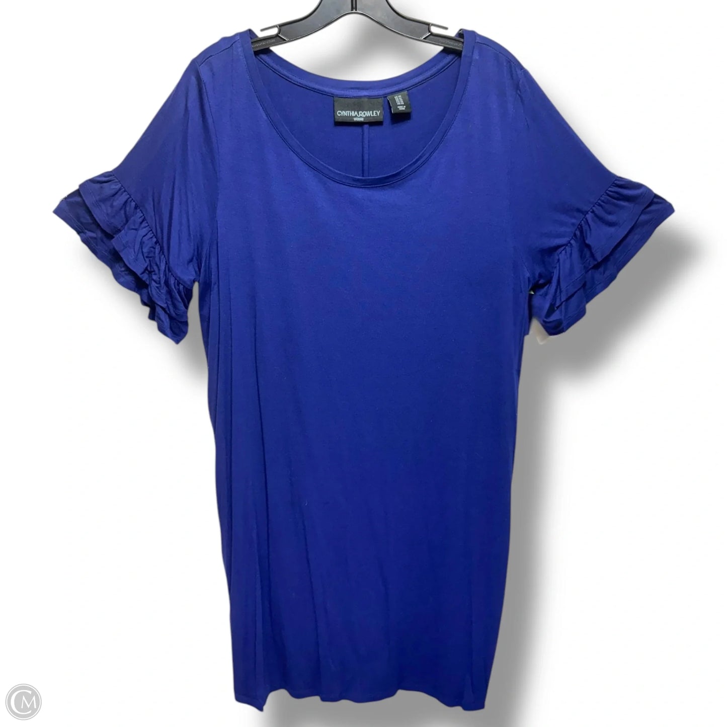 Dress Casual Midi By Cynthia Rowley In Blue, Size: 1x