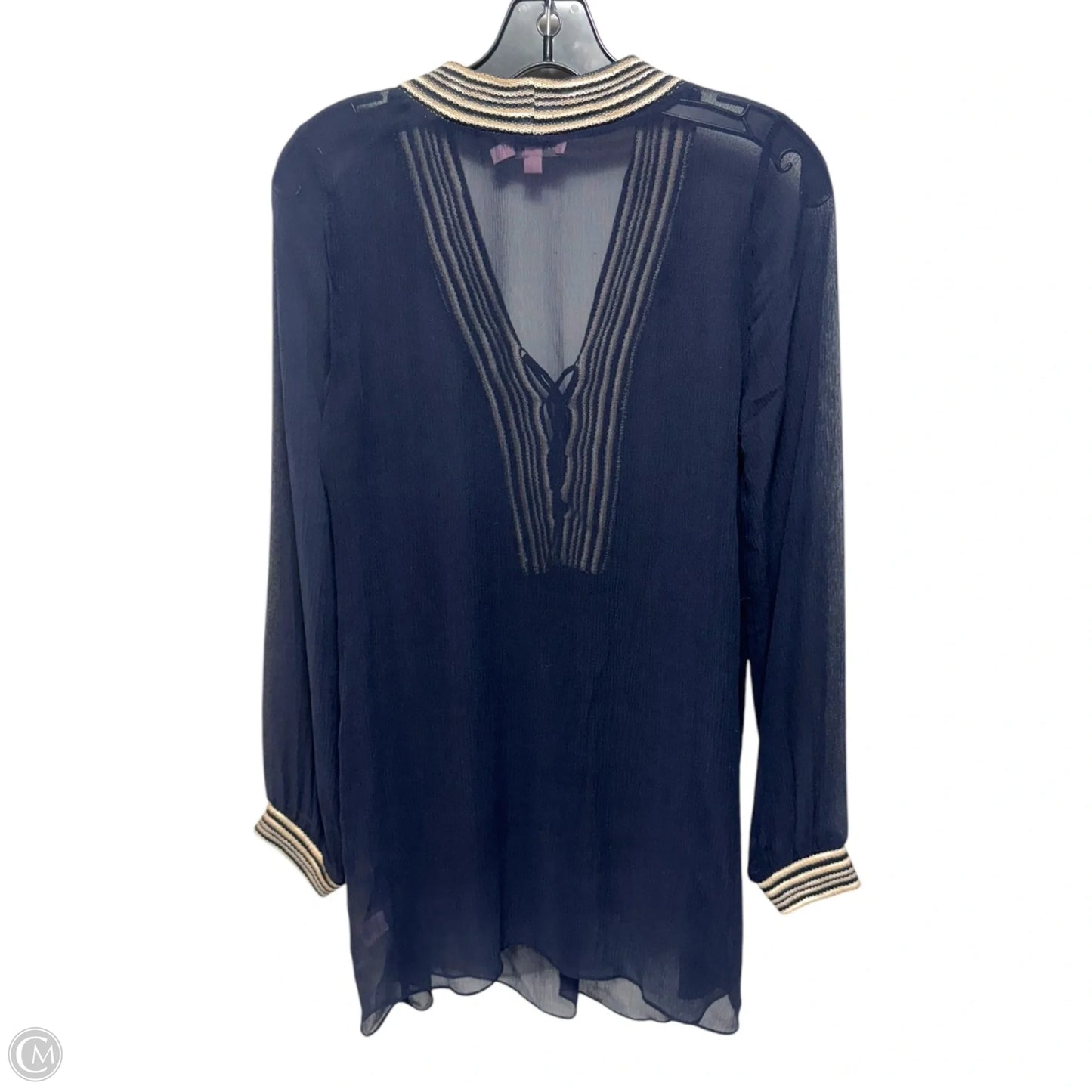 Tunic Long Sleeve By Calypso St Barth In Navy, Size: S