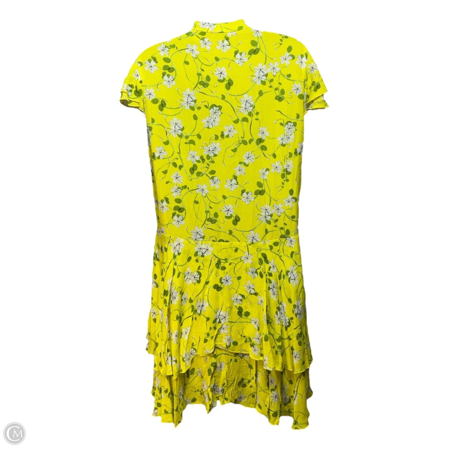 Moore Dress Designer By Alice + Olivia In Spring Primrose Lemon, Size: 4