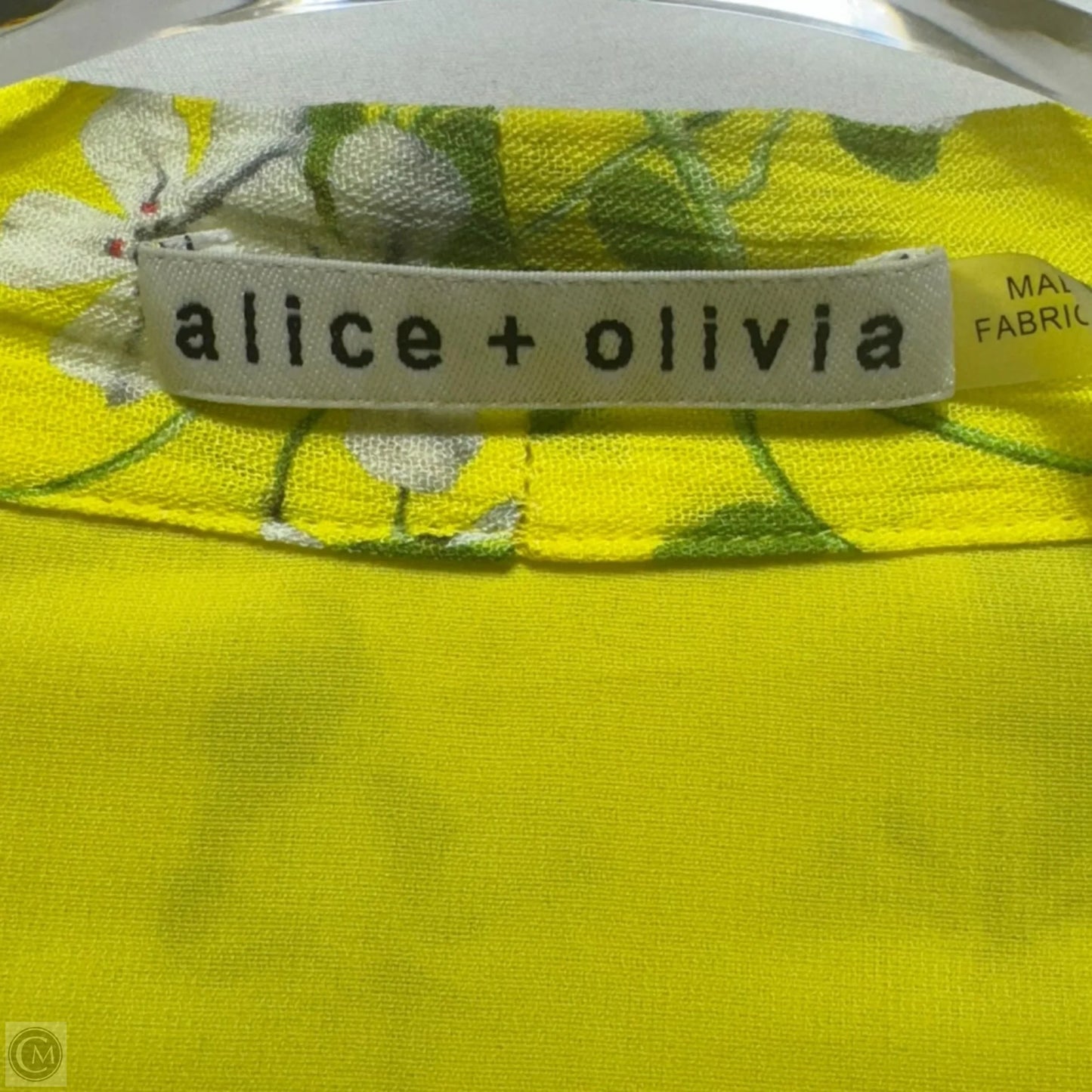 Moore Dress Designer By Alice + Olivia In Spring Primrose Lemon, Size: 4
